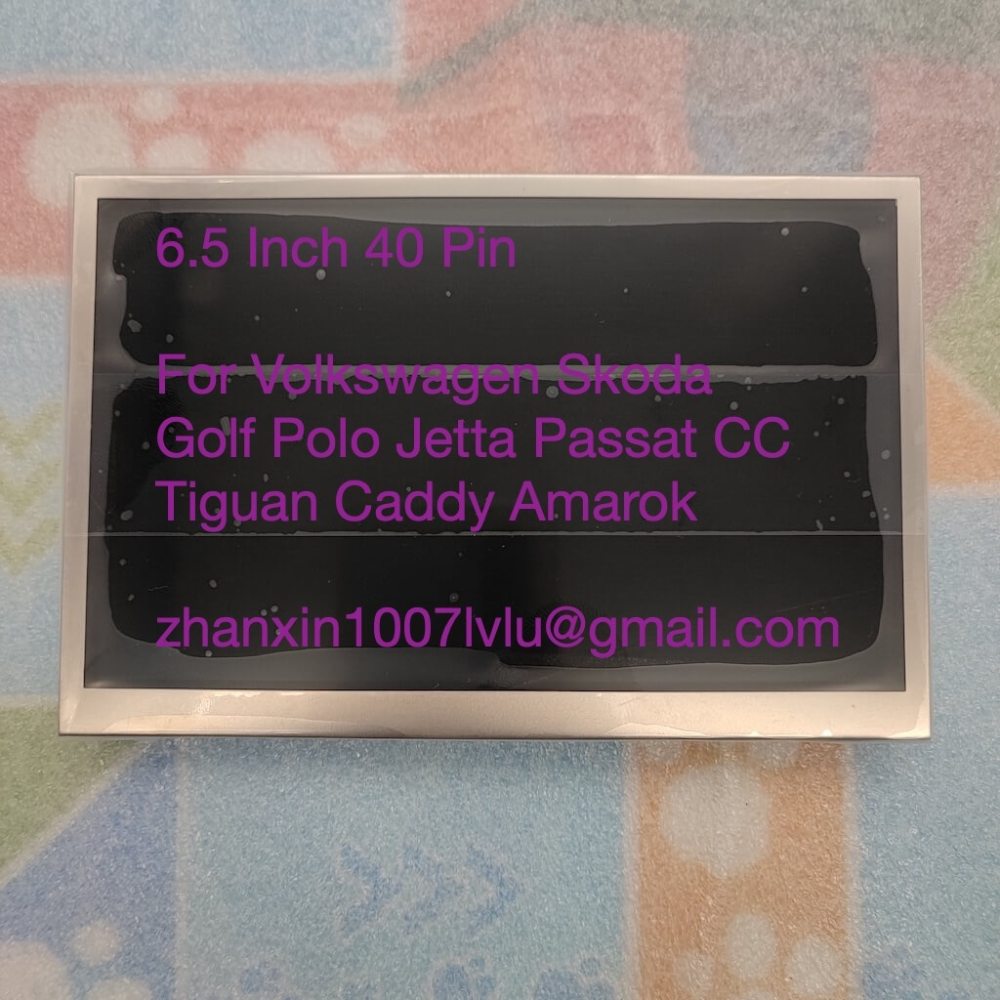 New 6.5'' 40 Pins Touch Screen & LCD For VW Golf Polo Jetta Passat CC Tiguan Caddy Amarok Car Radio Multimedia Player Navigation