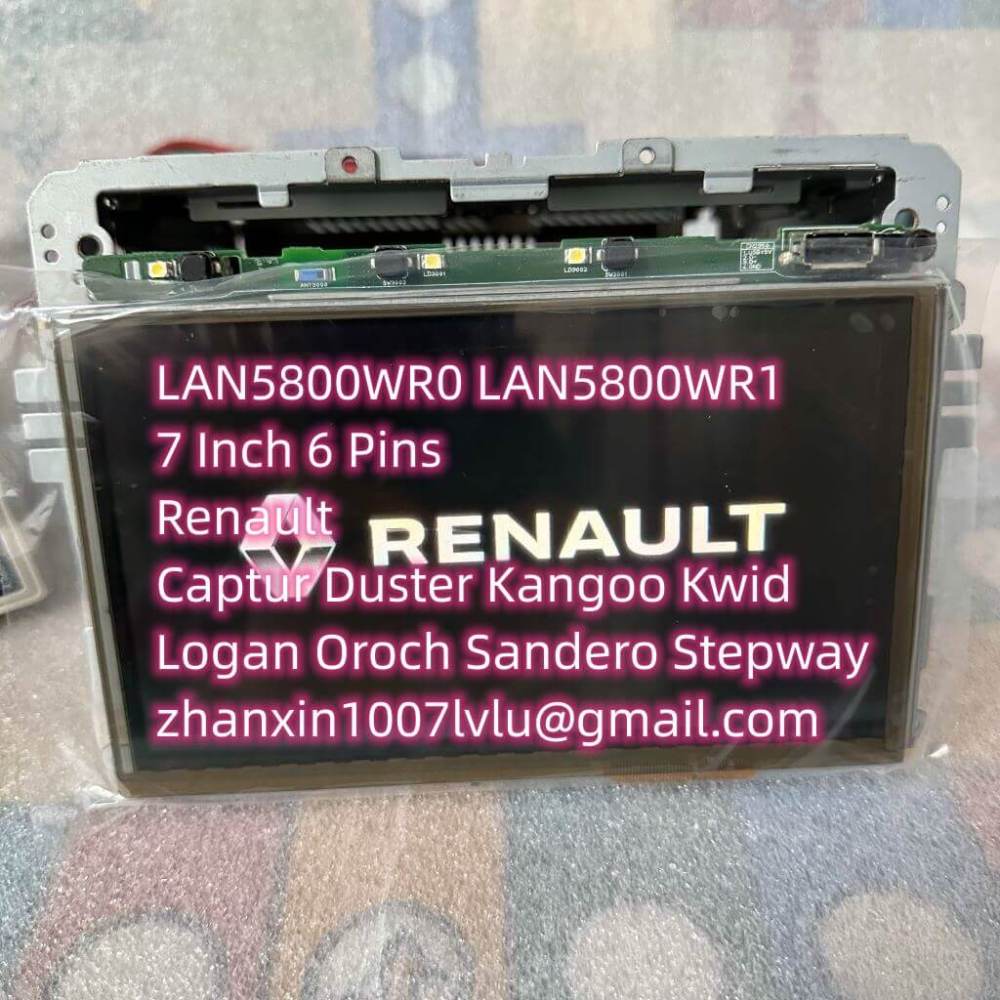 New 7 Inch Touch Screen For Dacia Renault Captur Duster Kangoo Kwid  Logan Oroch Sandero Stepway With CarPlay Navigation Radio