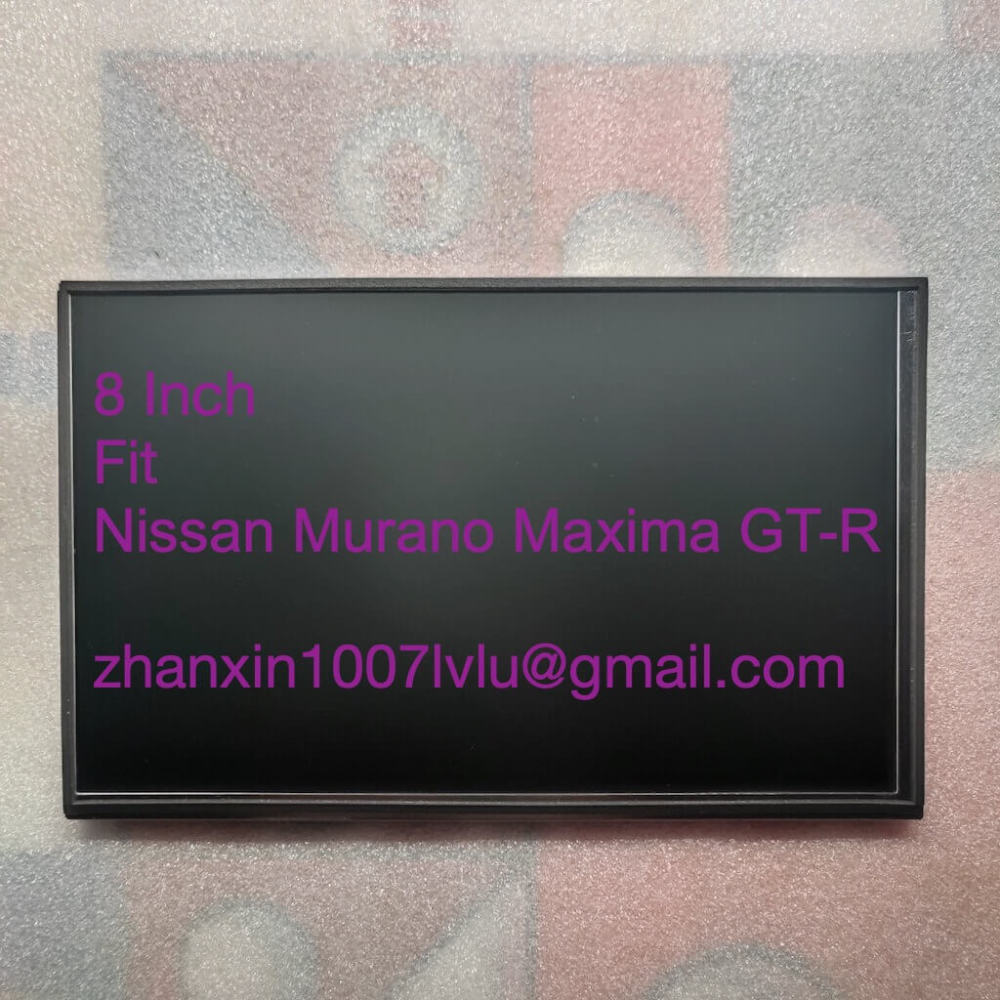 New Original 8. Inch LCD Display Panel For Nissan Loulan GT-R Simma Car DVD Audio Media Player GPS Navigation Radio