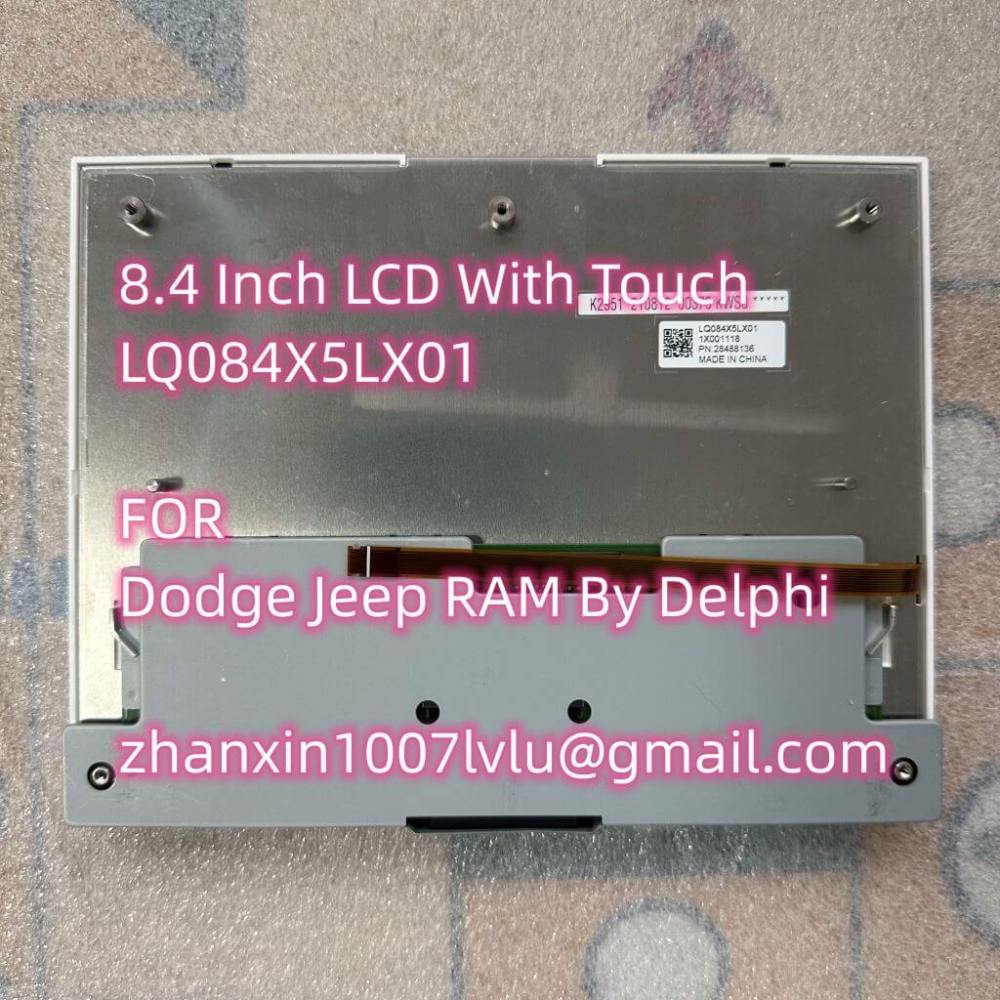 Original 8.4 Inch LCD WITH TOUCH SCREEN For Jeep Dodge RAM By Delphi 2018-2022 Car CD Audio Multimedia Player Navigation Radio