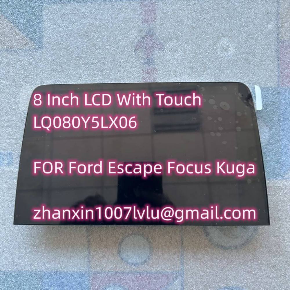 Brand New Original 8 Inch LCD Display With Touch Screen LQ080Y5LX06 For Ford Escape Focus Kuga Car CD Audio Radio Navigation