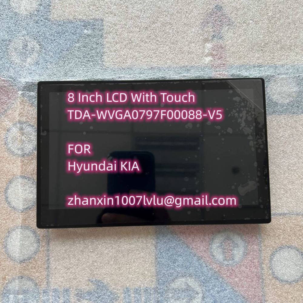 Original 8 Inch TDA-WVGA0797F00088 V1 V5 Replacement LCD With Touch Screen For KIA Car CD Multimedia Player Navigation Radio