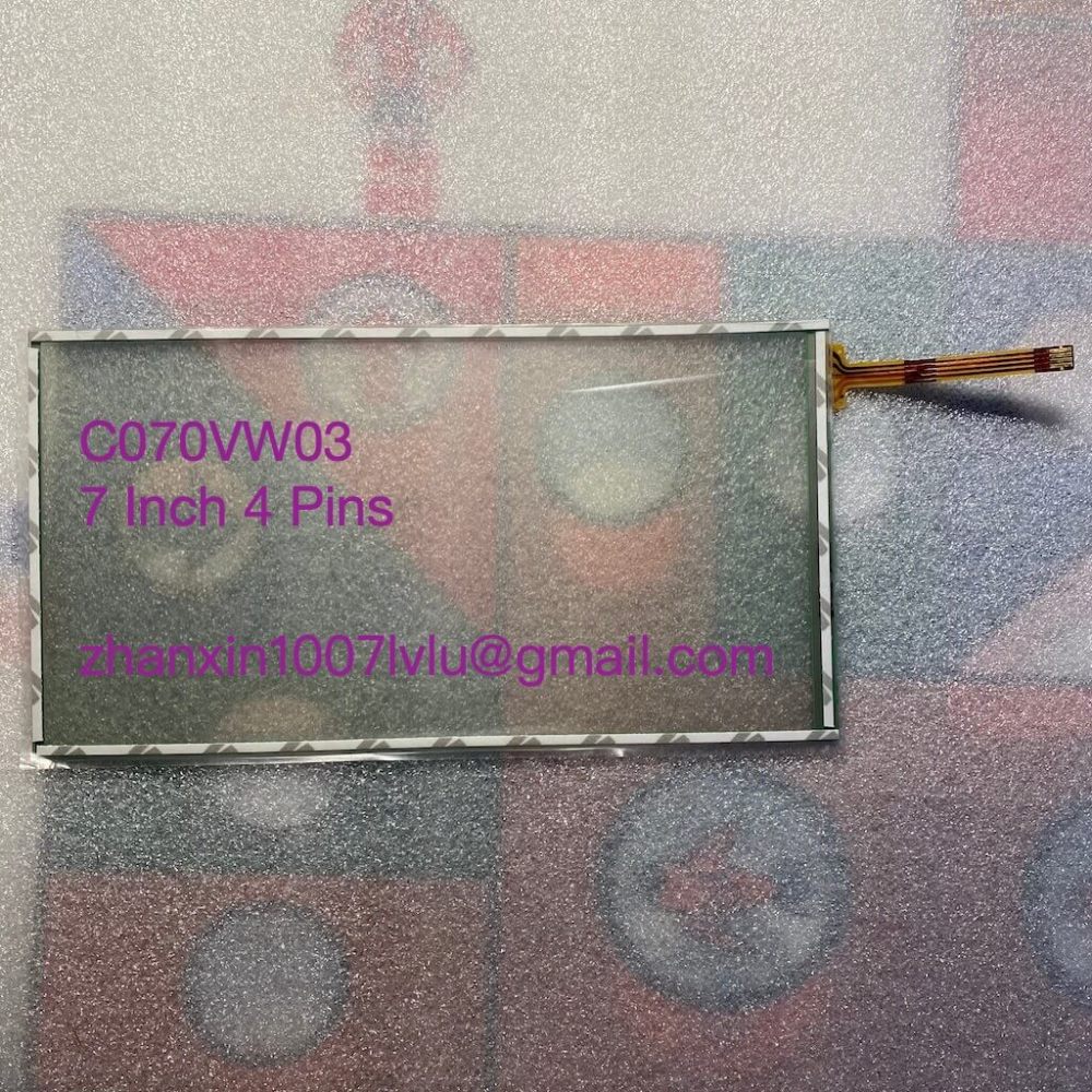 7 Inch 4 Pins Glass Touch Screen Glass Digitizer Lens C070VW03 V0 For Alpine INA-W900C Car DVD Audio Radio Player GPS Navigation