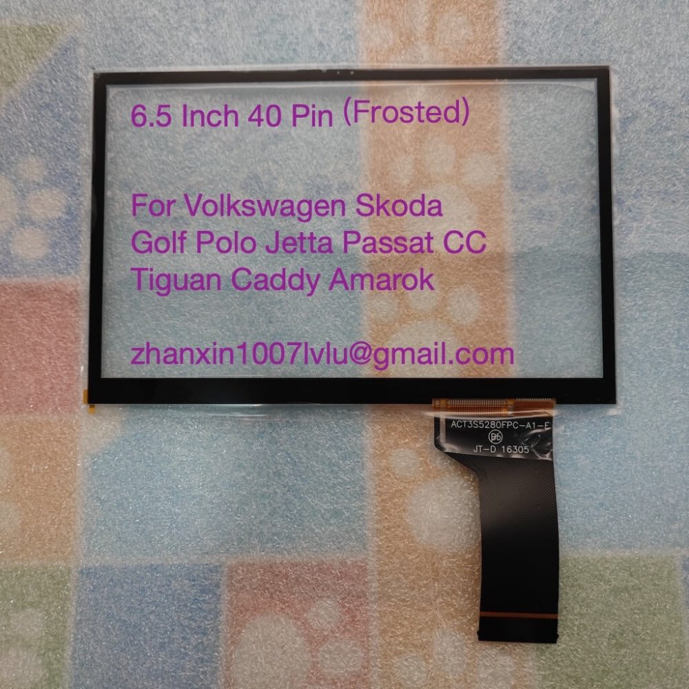 New 6.5' 40 Pin Frosted Touch Screen For VW Golf Polo Jetta Passat CC Tiguan Caddy Amarok Car Multimedia Player Navigation Radio