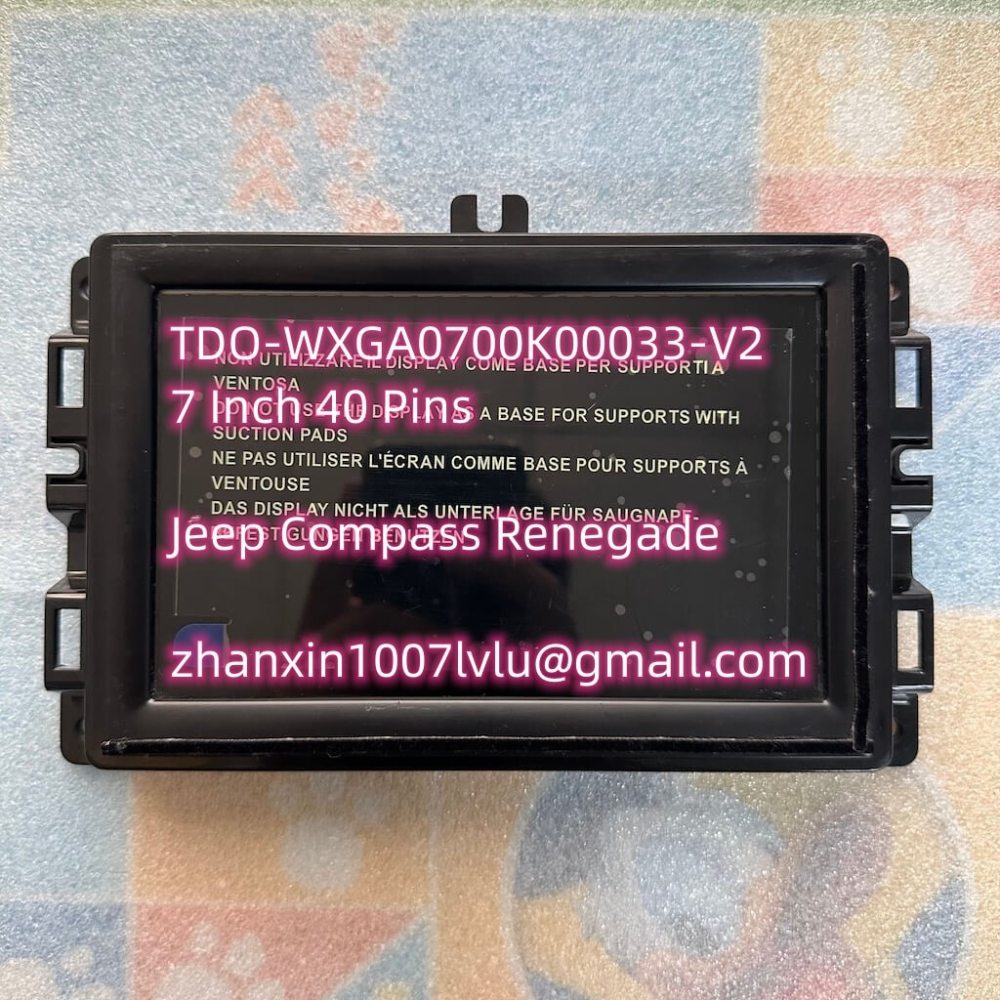 LCD Display With Touch Screen Continental Uconnect VP2R For 2017-2021 JEEP Compass Renegade Car CD Audio Radio Navigation