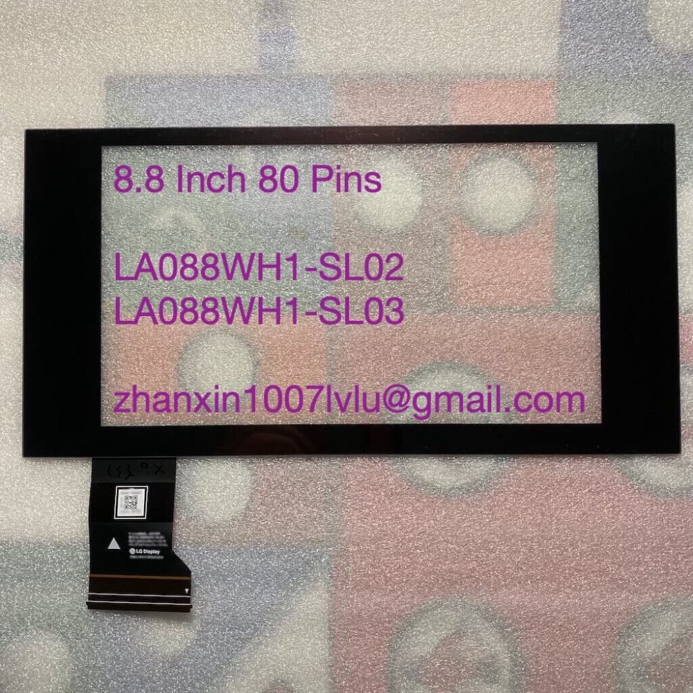 Original 8.8 Inch 80 Pins Touch Screen LA088WH1-SL02 LA088WH1-SL03 For Audi Car CD Audio Multimedia Player Navigation Radio
