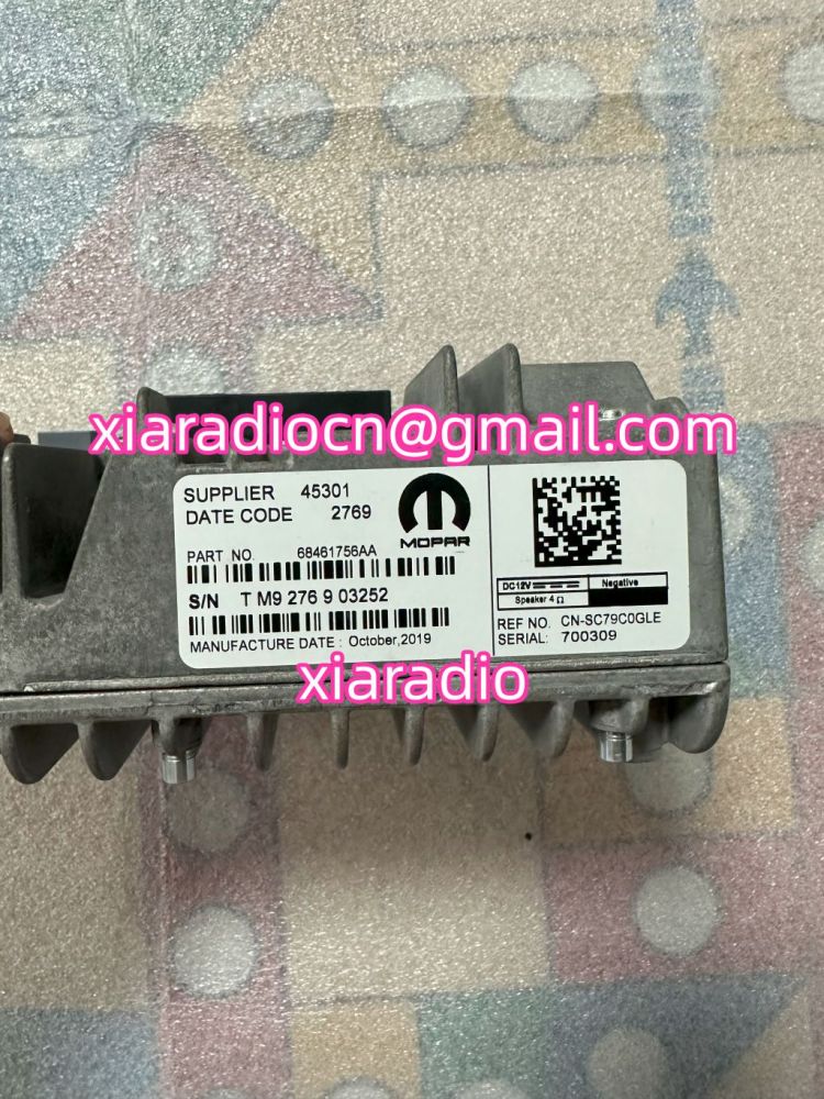 Free Shipping DHL FEDEX UPS Cable With Emulator Decoder For FAC Chrysler Dodge Jeep RAM Radio UAV UAQ VP2 Car Navigation Test Bench Tools Carplay Andrid