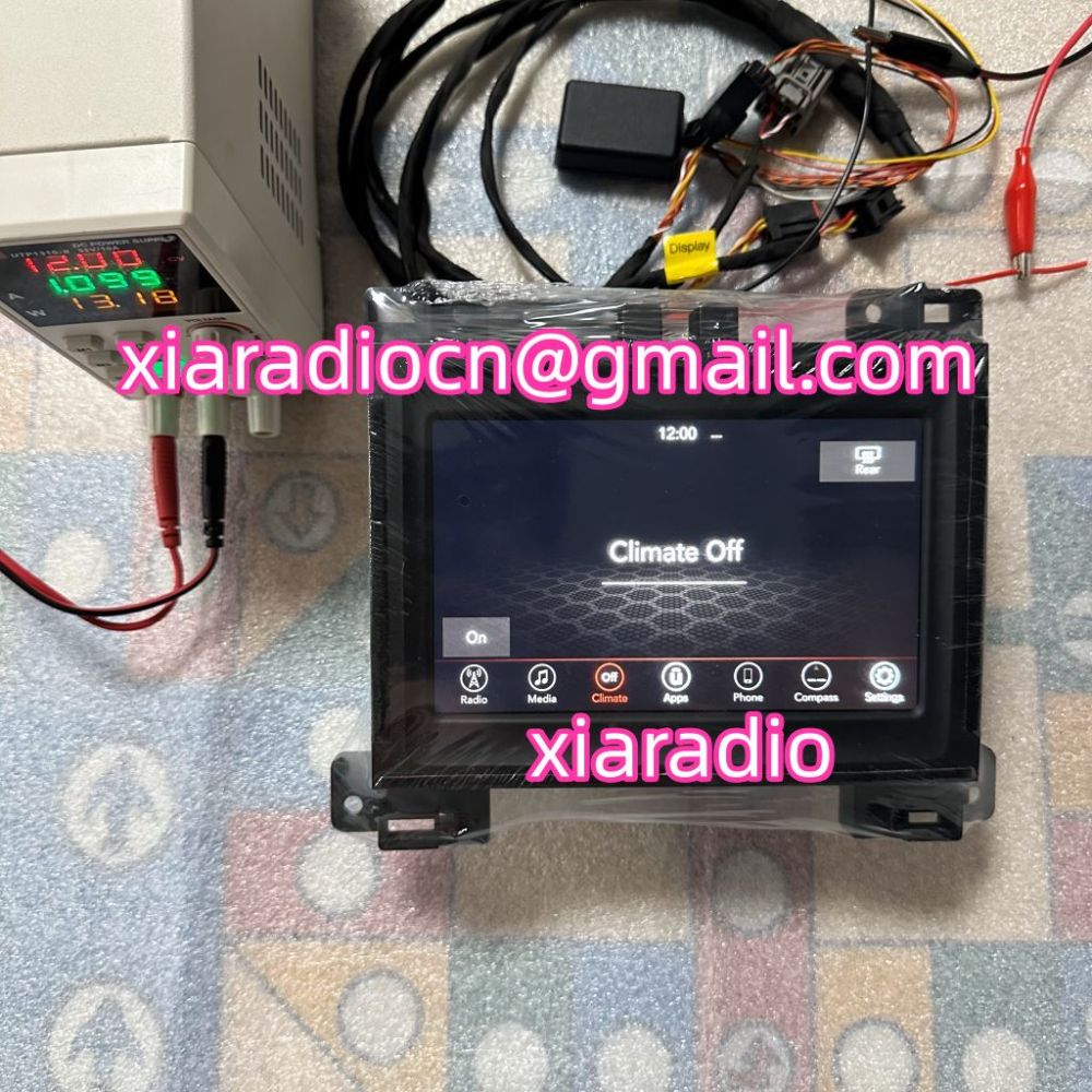 Free Shipping DHL FEDEX UPS Cable With Emulator Decoder For FAC Chrysler Dodge Jeep RAM Radio UAV UAQ VP2 Car Navigation Test Bench Tools Carplay Andrid