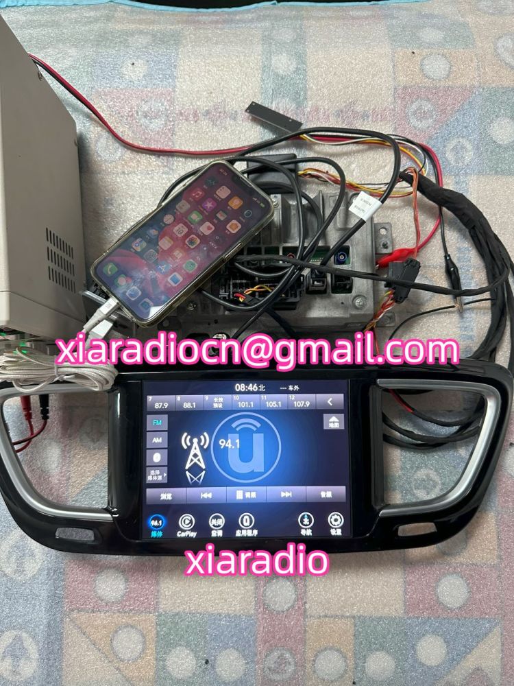 Cable With Emulator Decoder For FAC Chrysler Dodge Jeep RAM Radio UAV UAQ VP2 Car Navigation Test Bench Tools Carplay Andrid