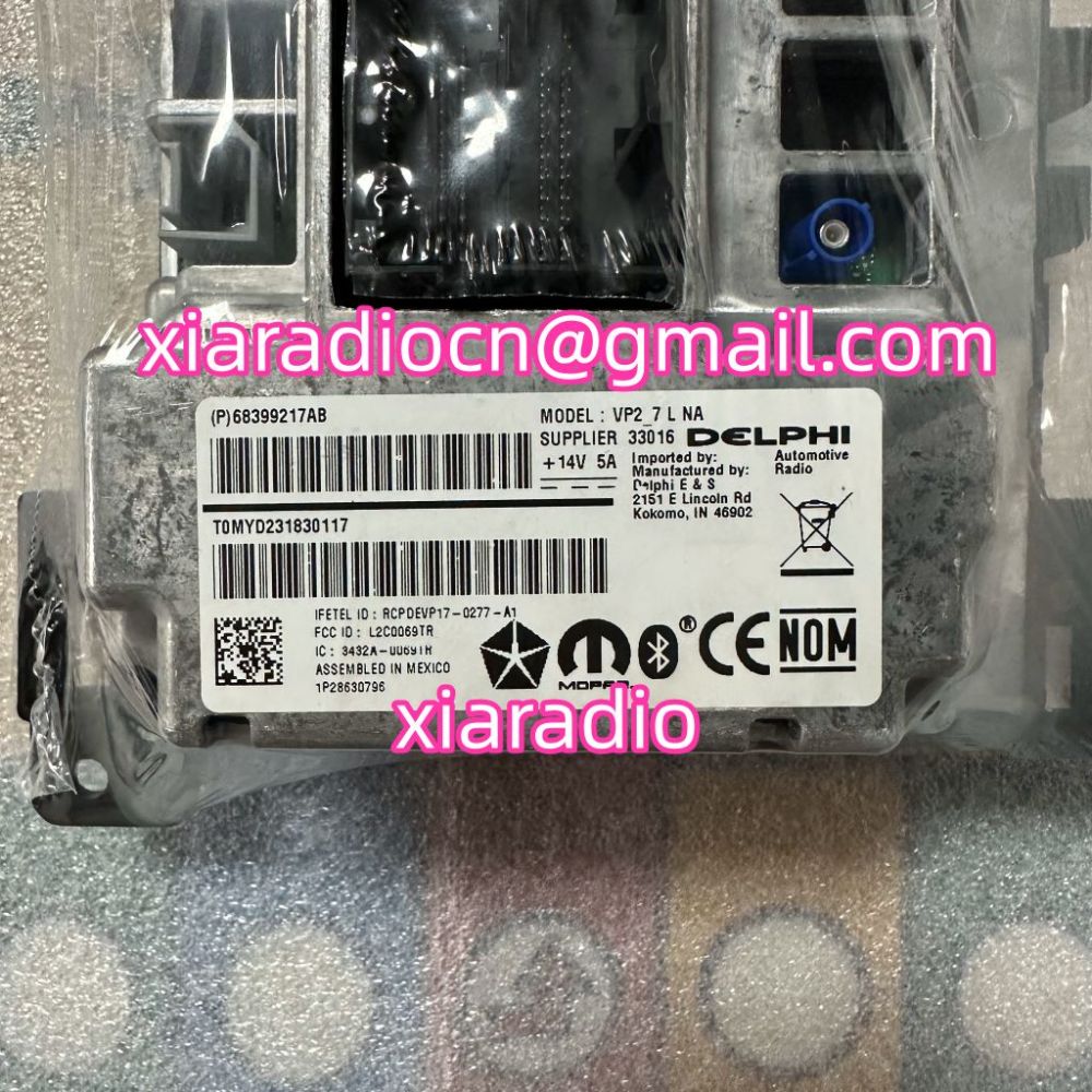 Free Shipping DHL FEDEX UPS Cable With Emulator Decoder For FAC Chrysler Dodge Jeep RAM Radio UAV UAQ VP2 Car Navigation Test Bench Tools Carplay Andrid