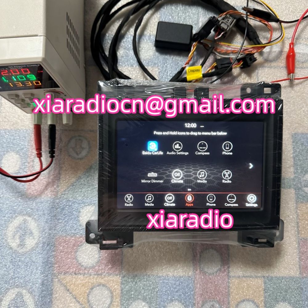 Free Shipping DHL FEDEX UPS Cable With Emulator Decoder For FAC Chrysler Dodge Jeep RAM Radio UAV UAQ VP2 Car Navigation Test Bench Tools Carplay Andrid