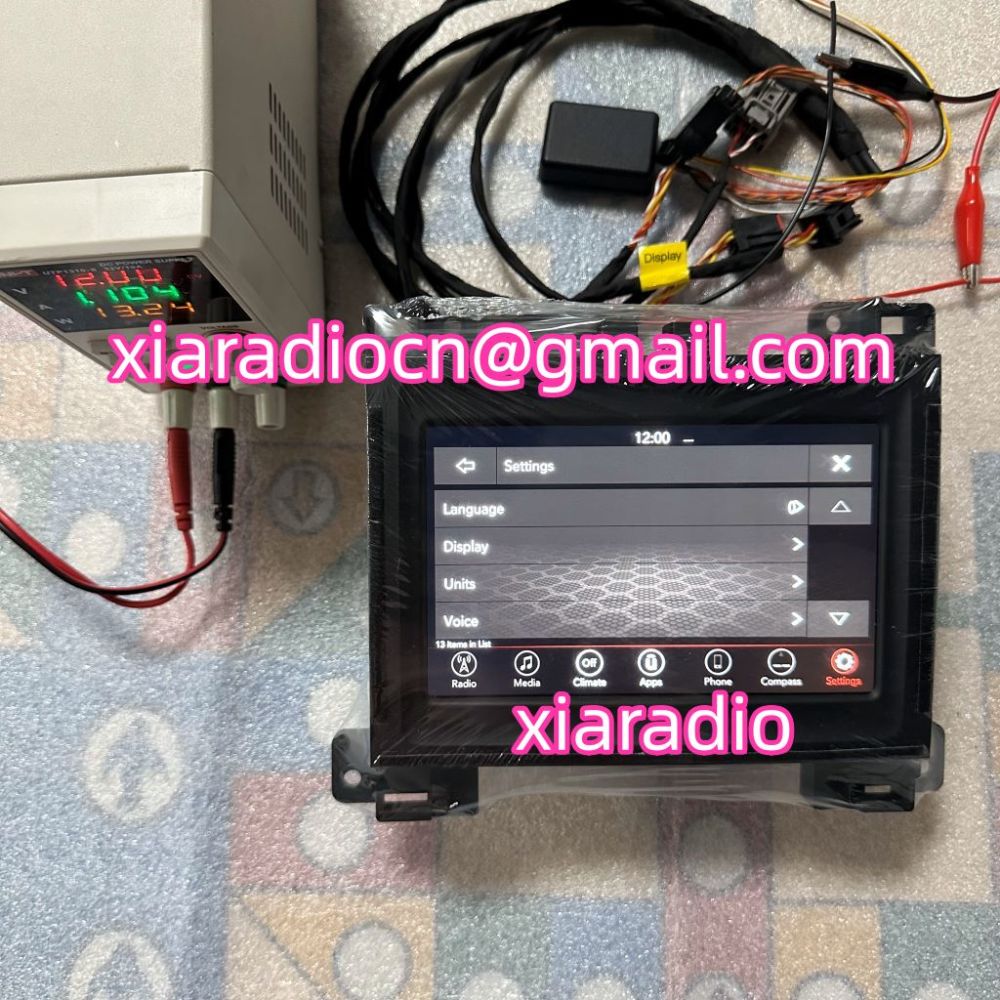 Free Shipping DHL FEDEX UPS Cable With Emulator Decoder For FAC Chrysler Dodge Jeep RAM Radio UAV UAQ VP2 Car Navigation Test Bench Tools Carplay Andrid
