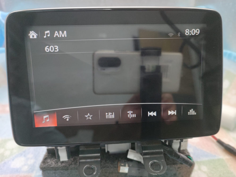 New 7 Inch 50 Pins Touch Screen D23N 611J0 For 2018-2022 Mazda CX3 Car CD DVD Audio Multimedia Player GPS Navigation Radio