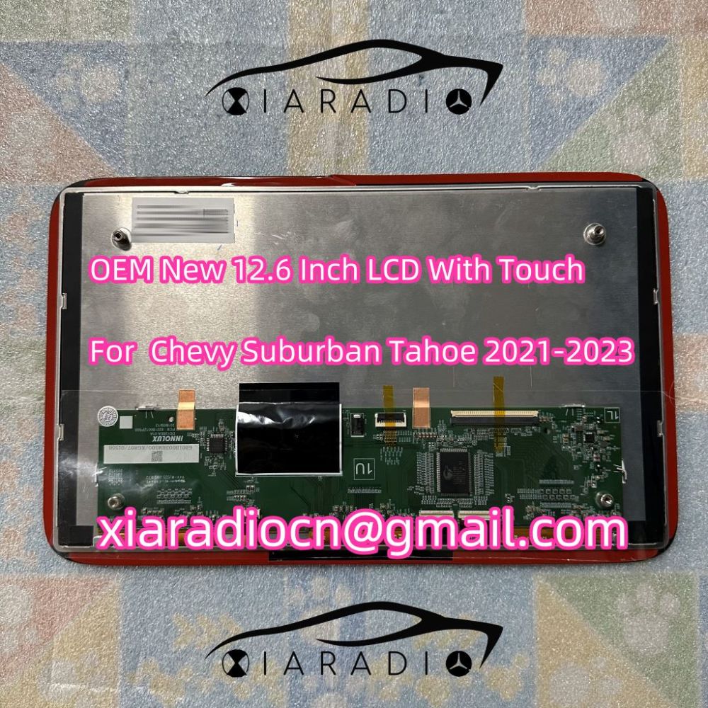 Free Shipping DHL Fedex UPS OEM New 12.6 Inch LCD With Touch Glass Digitizer For Chevrolet Suburba Tahoe Rear Seat Media Headrest DISPLAY TV Multimedia