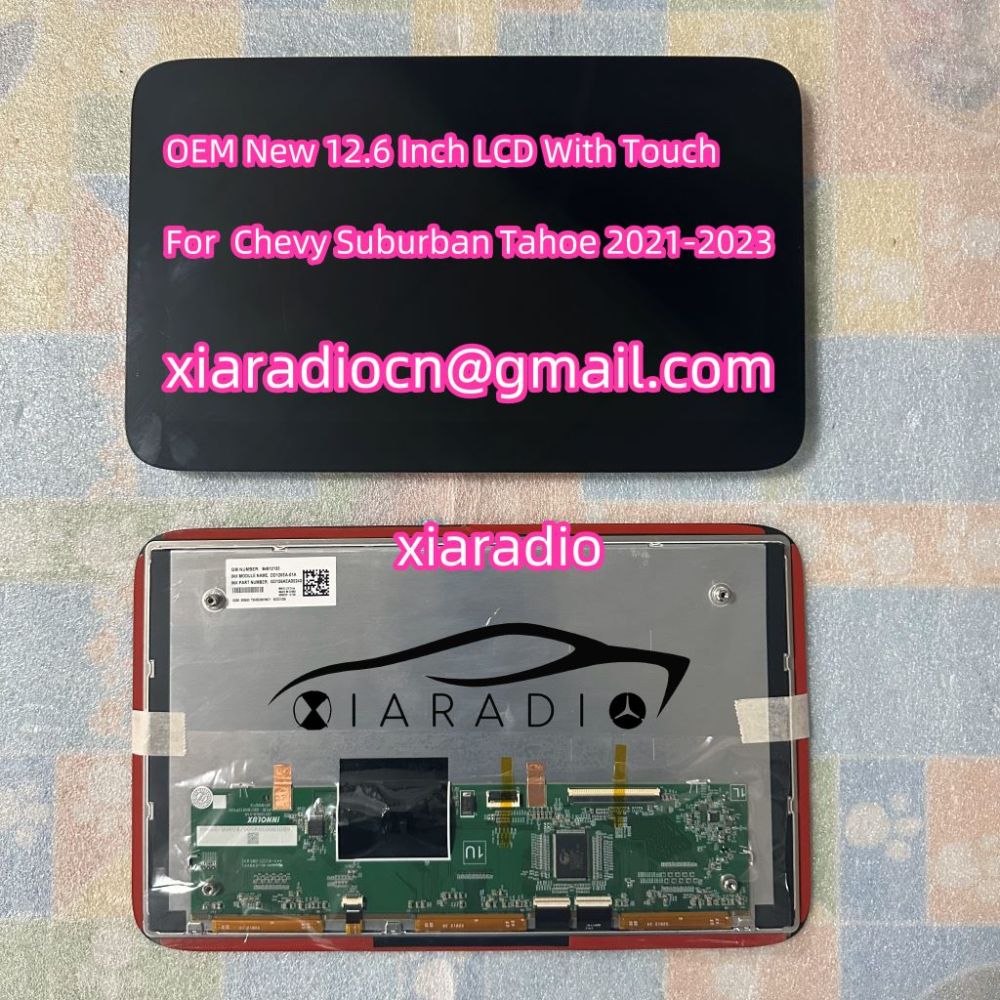 Free Shipping DHL Fedex UPS OEM New 12.6 Inch LCD With Touch Glass Digitizer For Chevrolet Suburba Tahoe Rear Seat Media Headrest DISPLAY TV Multimedia
