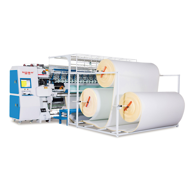 Intelligent chain stitch non shuttle multi-needle quilting machine
