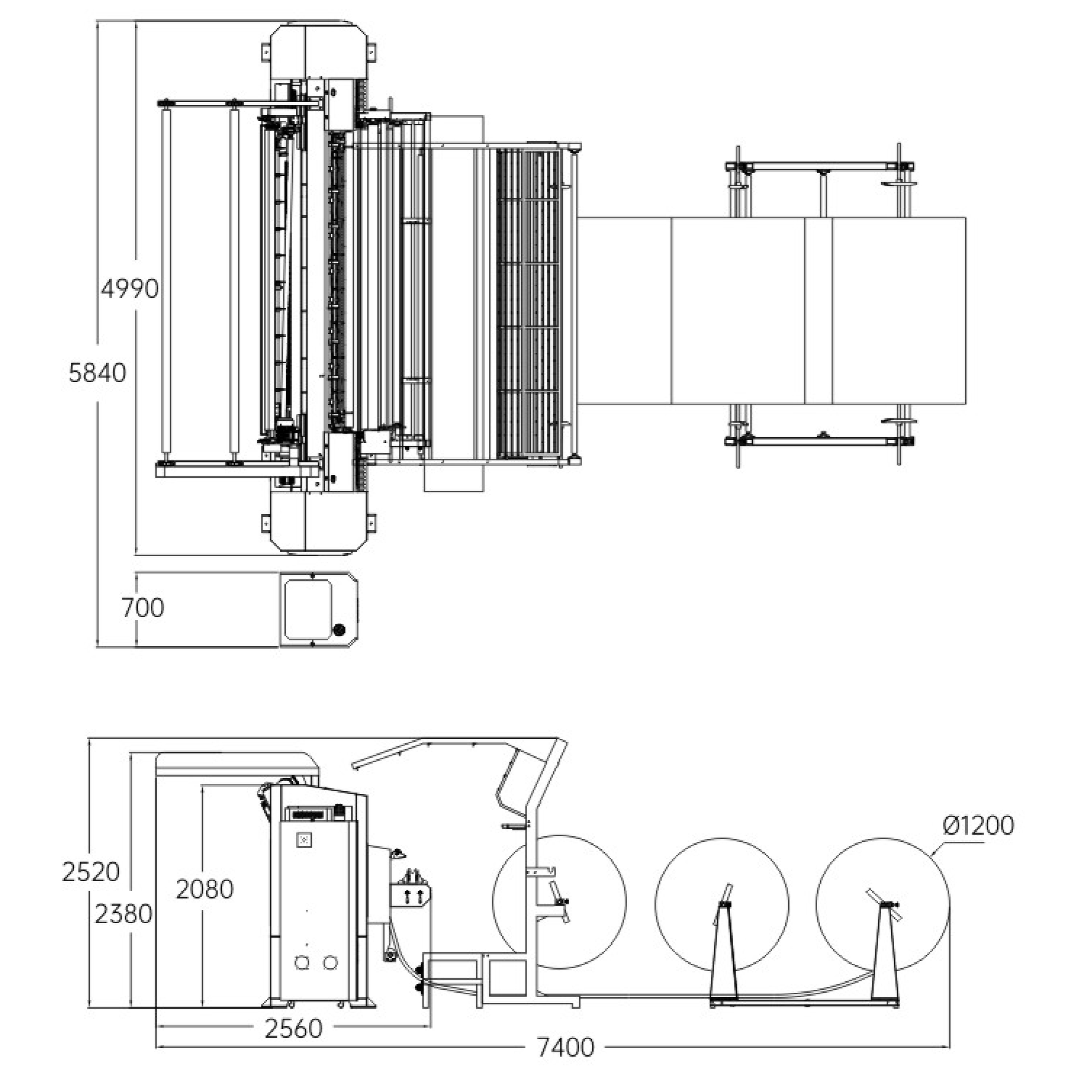 Intelligent chain stitch non shuttle multi-needle quilting machine