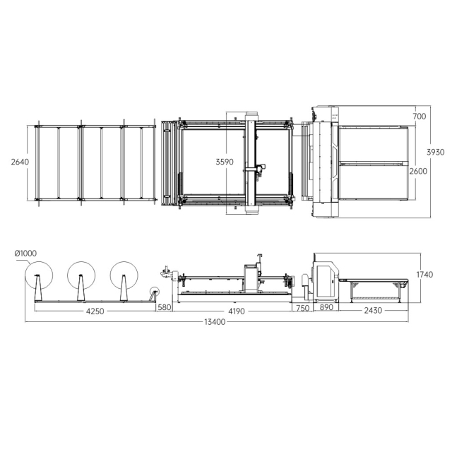 Intelligent single needle quilting machine with hemming function