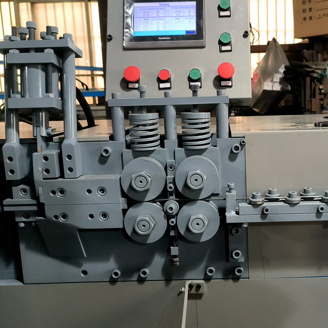 Auto M Type Edge Guard Spring Machine