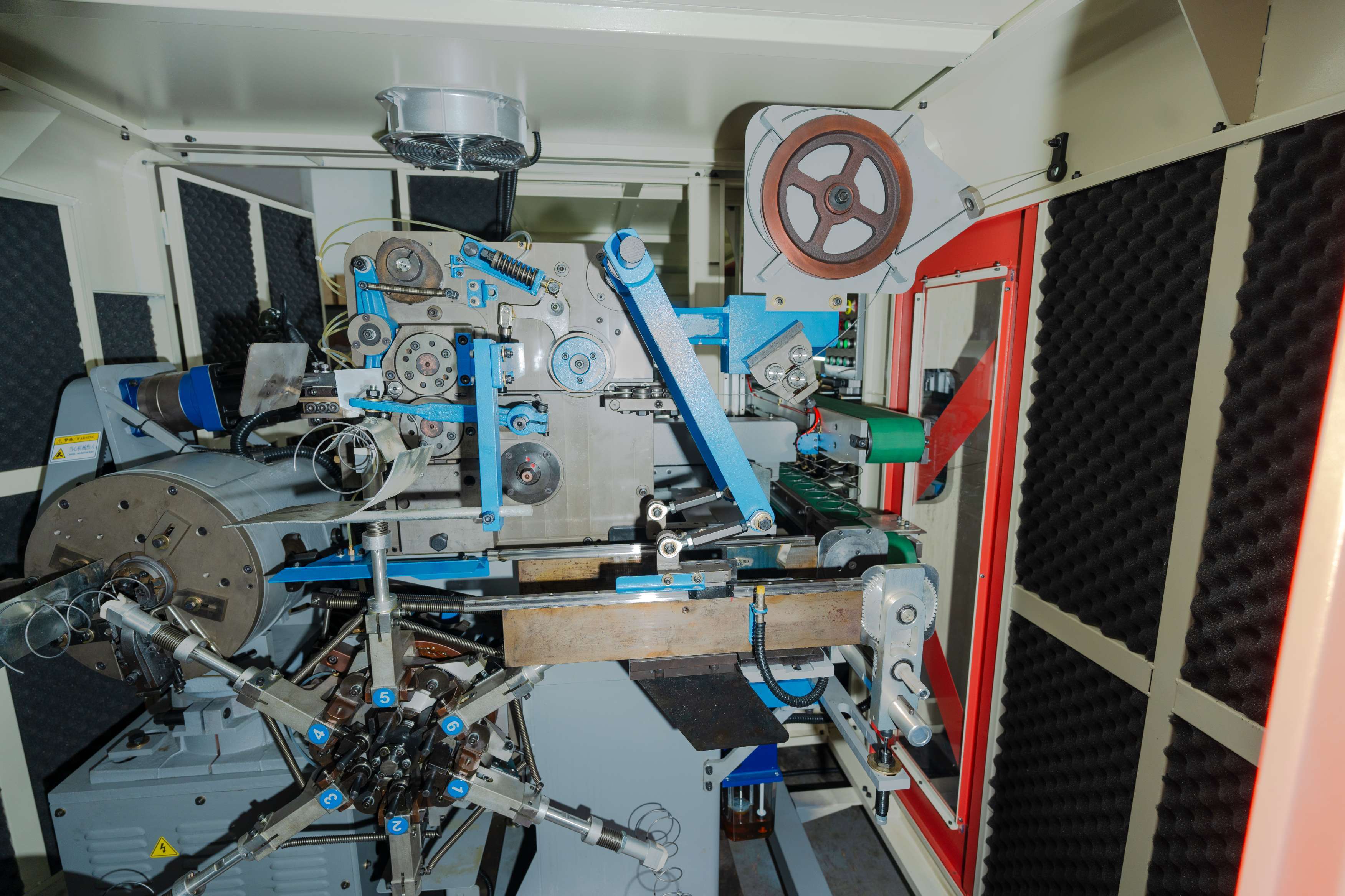 CNC Side push Spring Mattress Bed Net Production Line