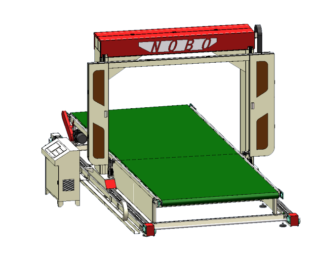 Continuous Horizontal Foam Cutting Machine