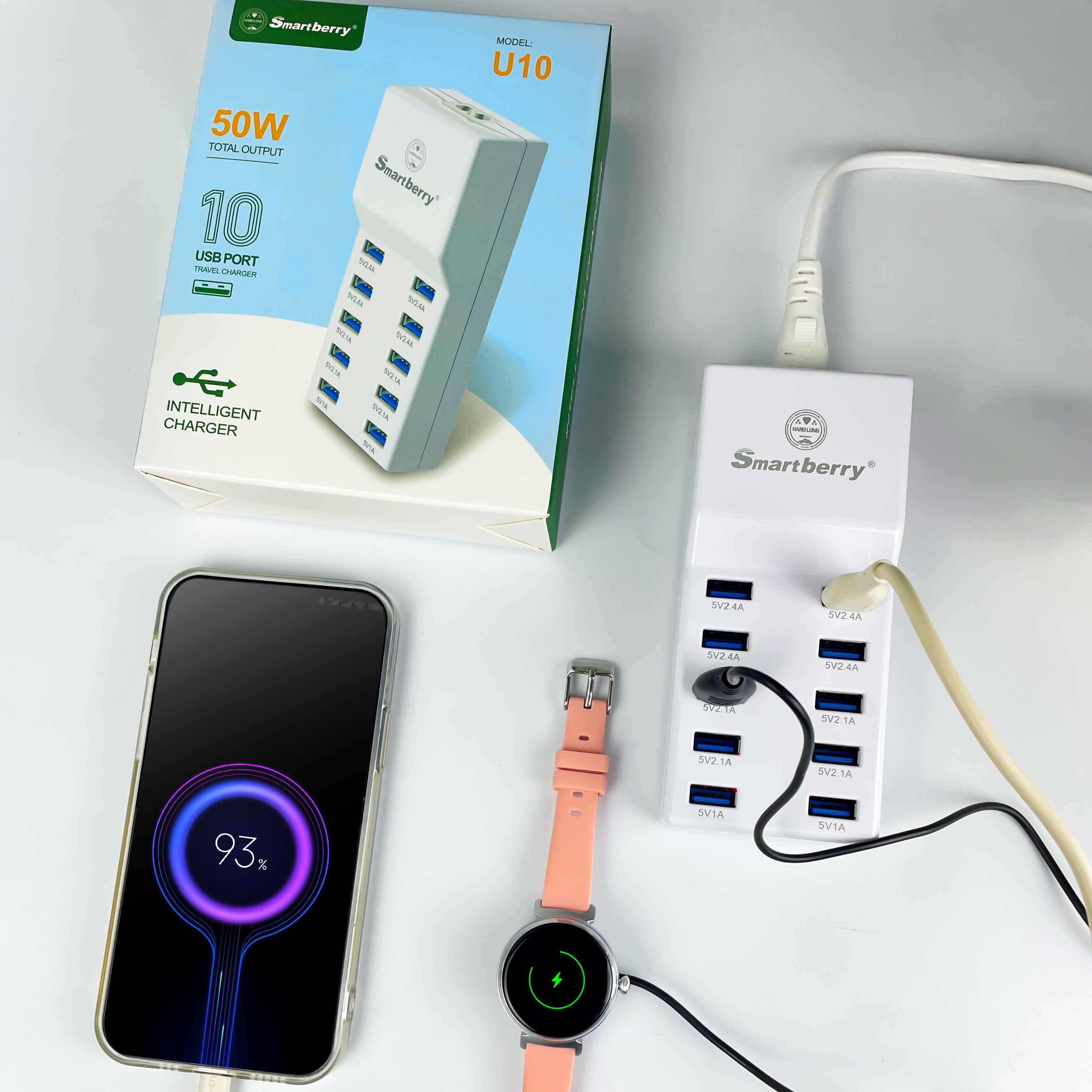 Smartberry 充电器 U10,Huilong Group