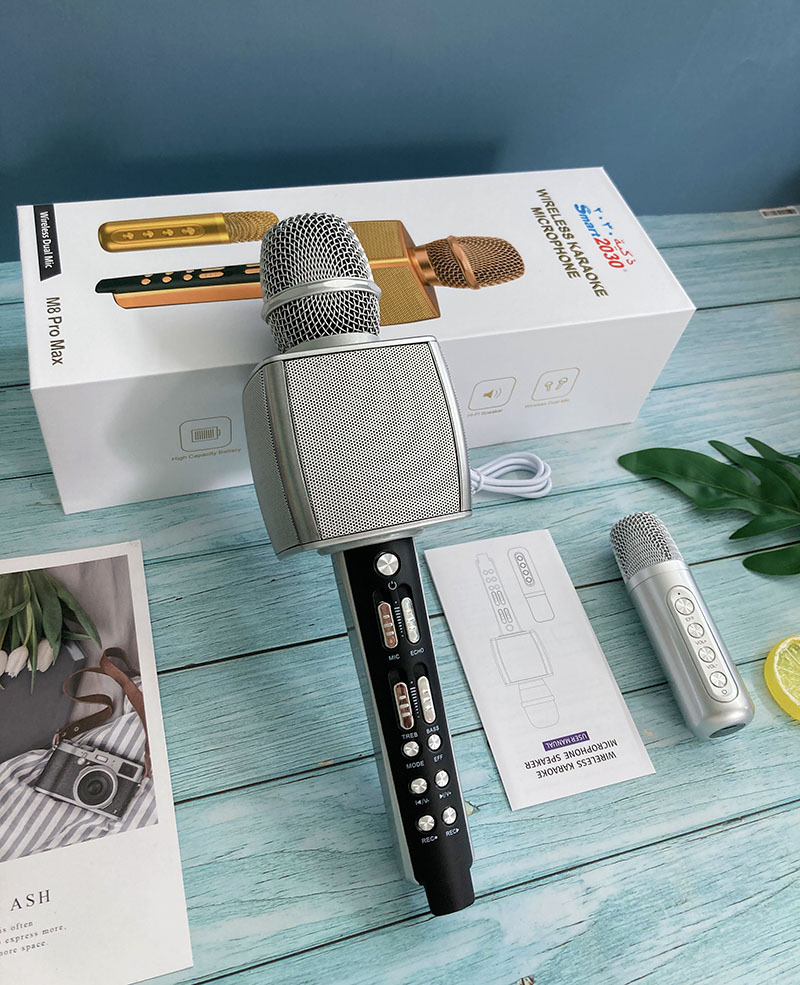 Smartbarry ميكروفون صوت بلوتوث M8Pro ماكس,Huilong Group