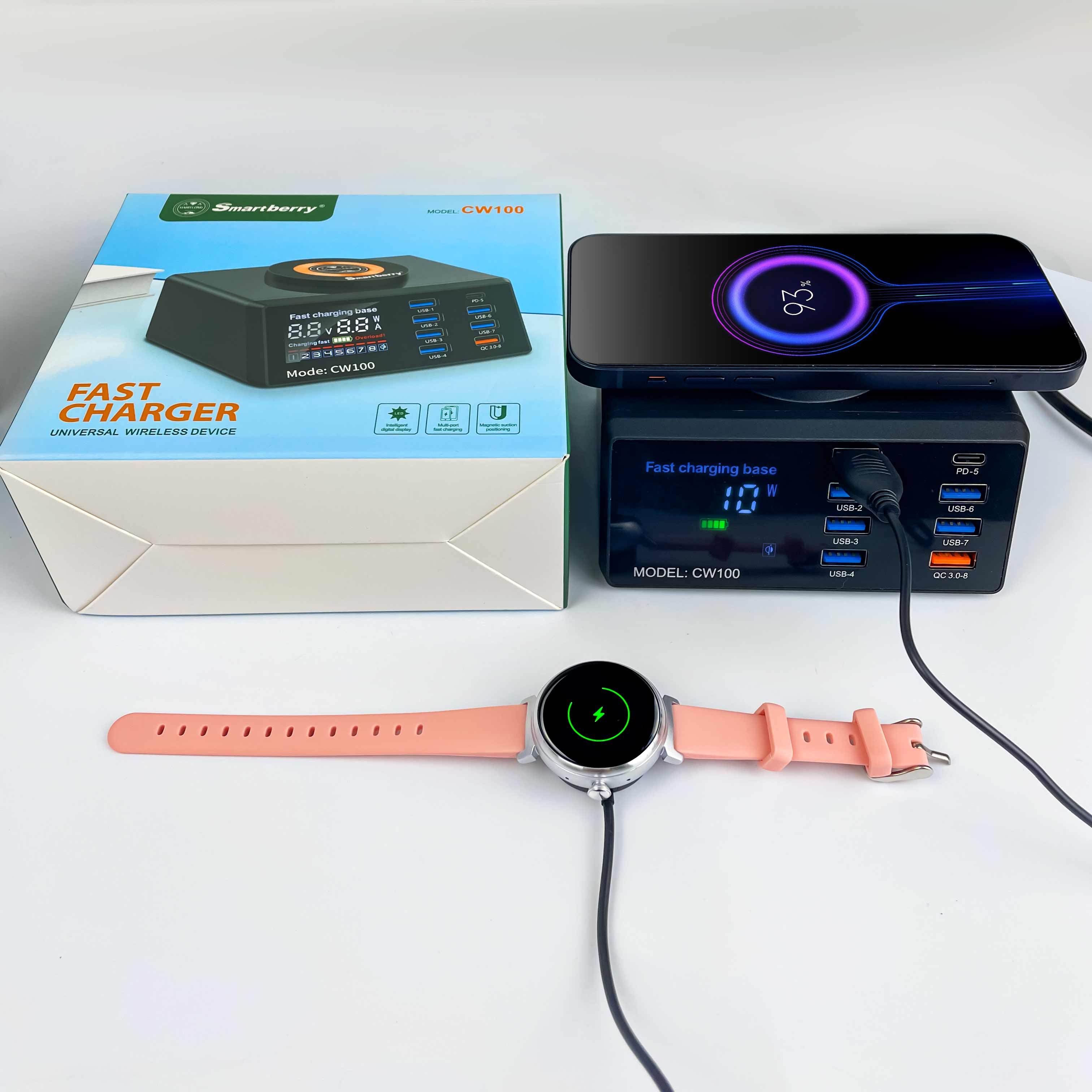 Smartberry 智能充电器CW100,Huilong Group
