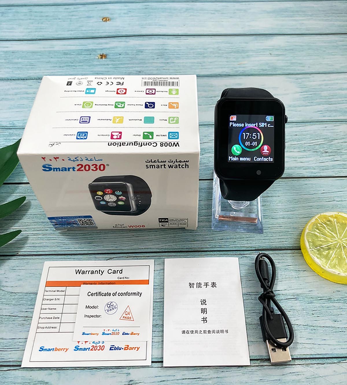 Smartbarry children's smartwatch W008,nodizz