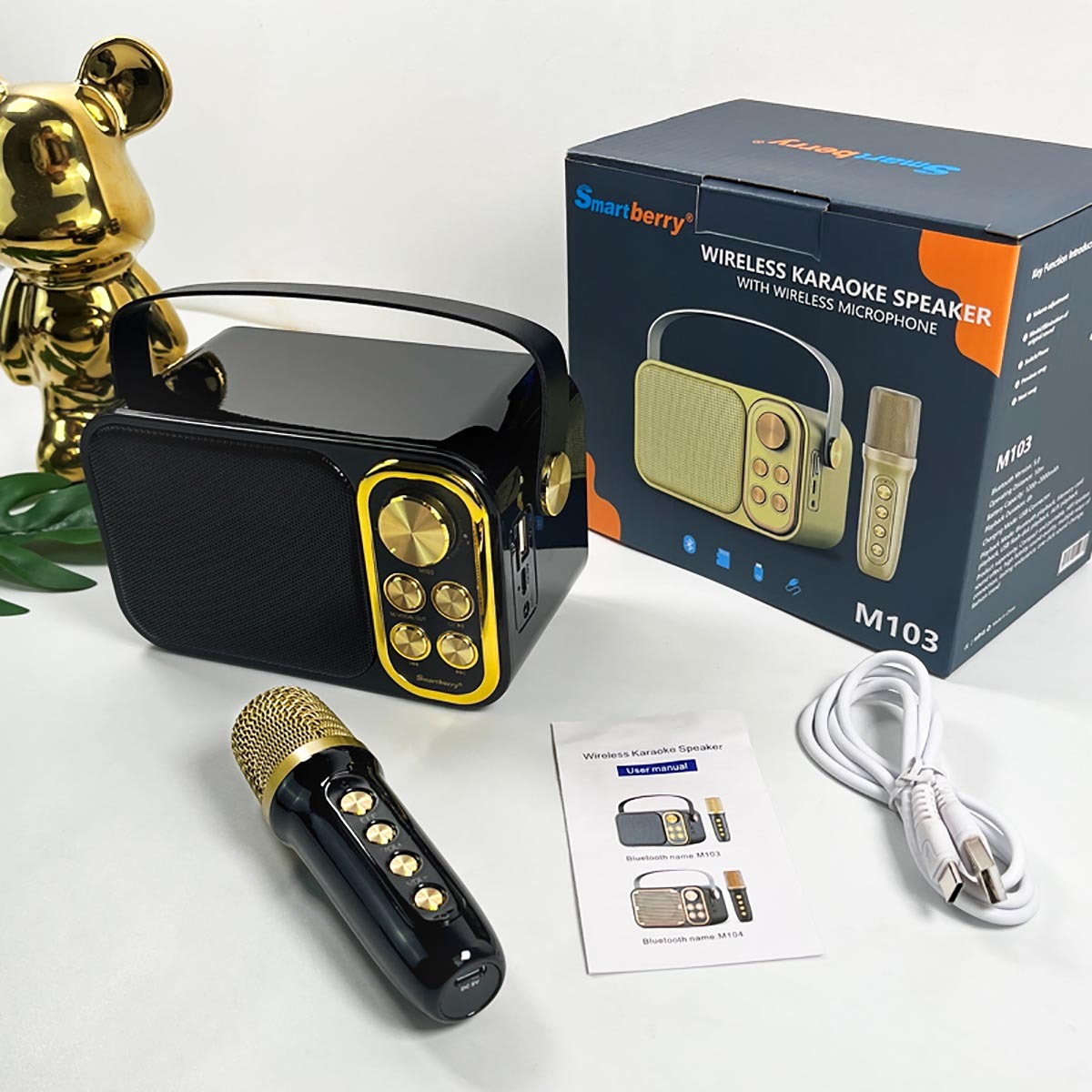 Smartbarry ميكروفون صوت بلوتوث M103,Huilong Group