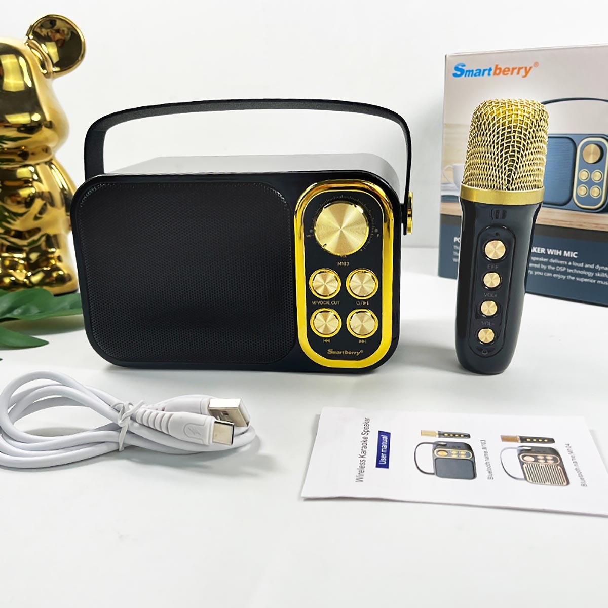 Smartbarry ميكروفون صوت بلوتوث M103,Huilong Group