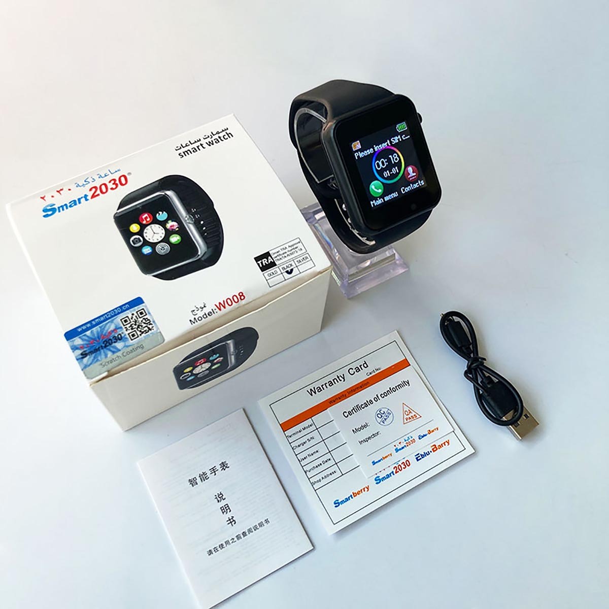 Smartbarry children's smartwatch W008,nodizz