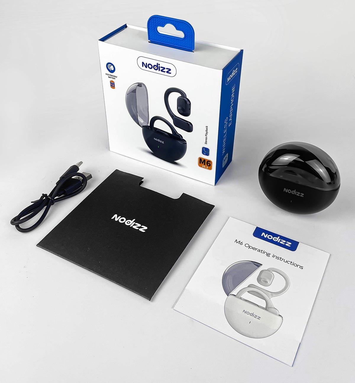 Nodizz Wireless Bluetooth earphones M6,nodizz