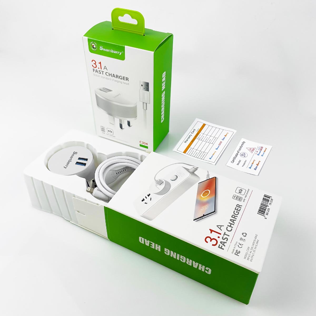 Smartberry 智能充电器C304,Huilong Group