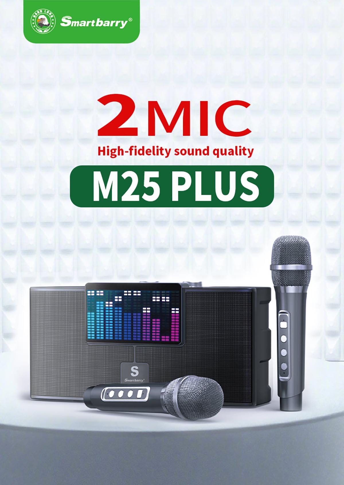Smartbarry 蓝牙音频麦克风 M25Plus,Huilong Group