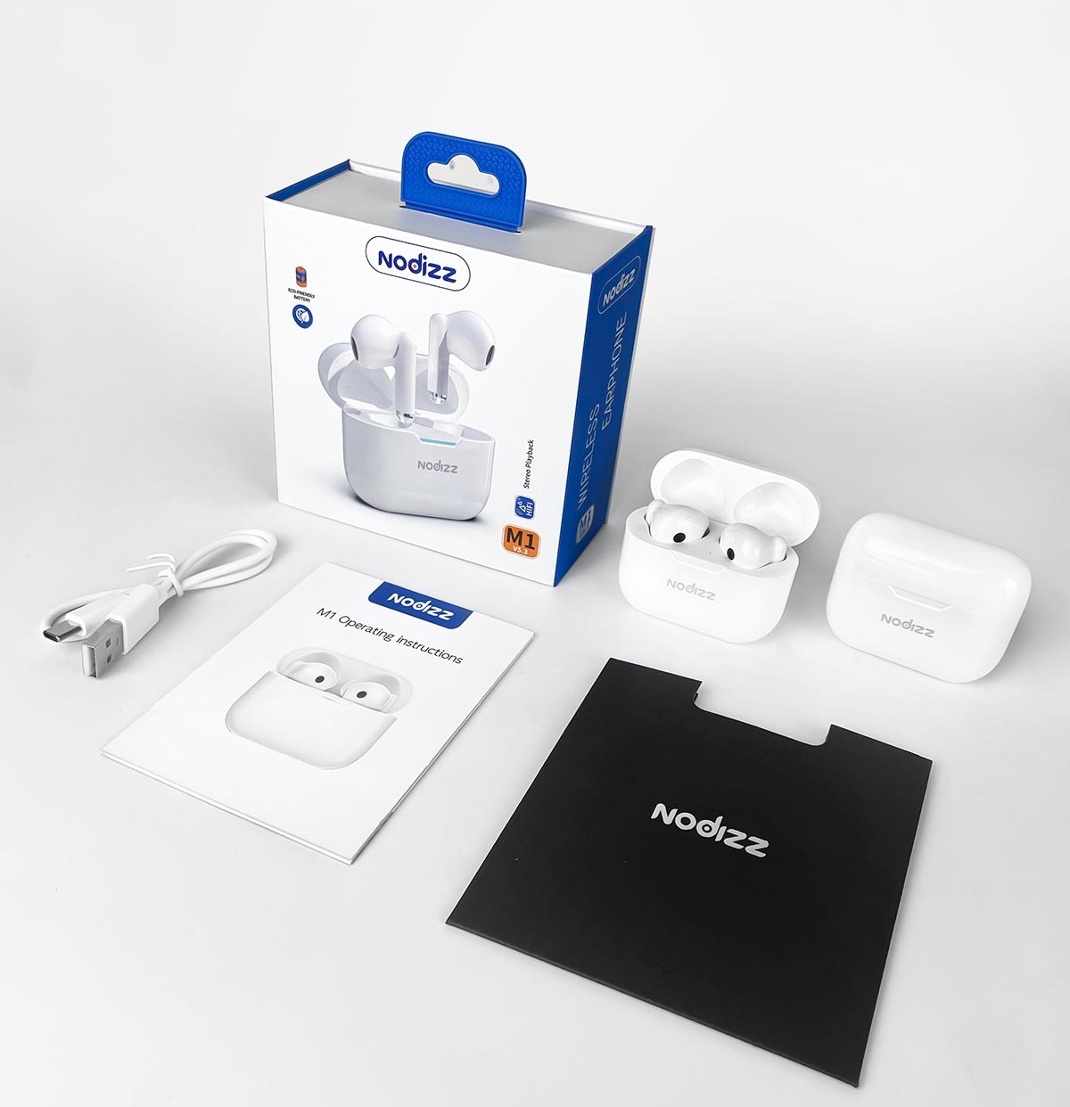 Nodizz Wireless Bluetooth earphones M1,nodizz