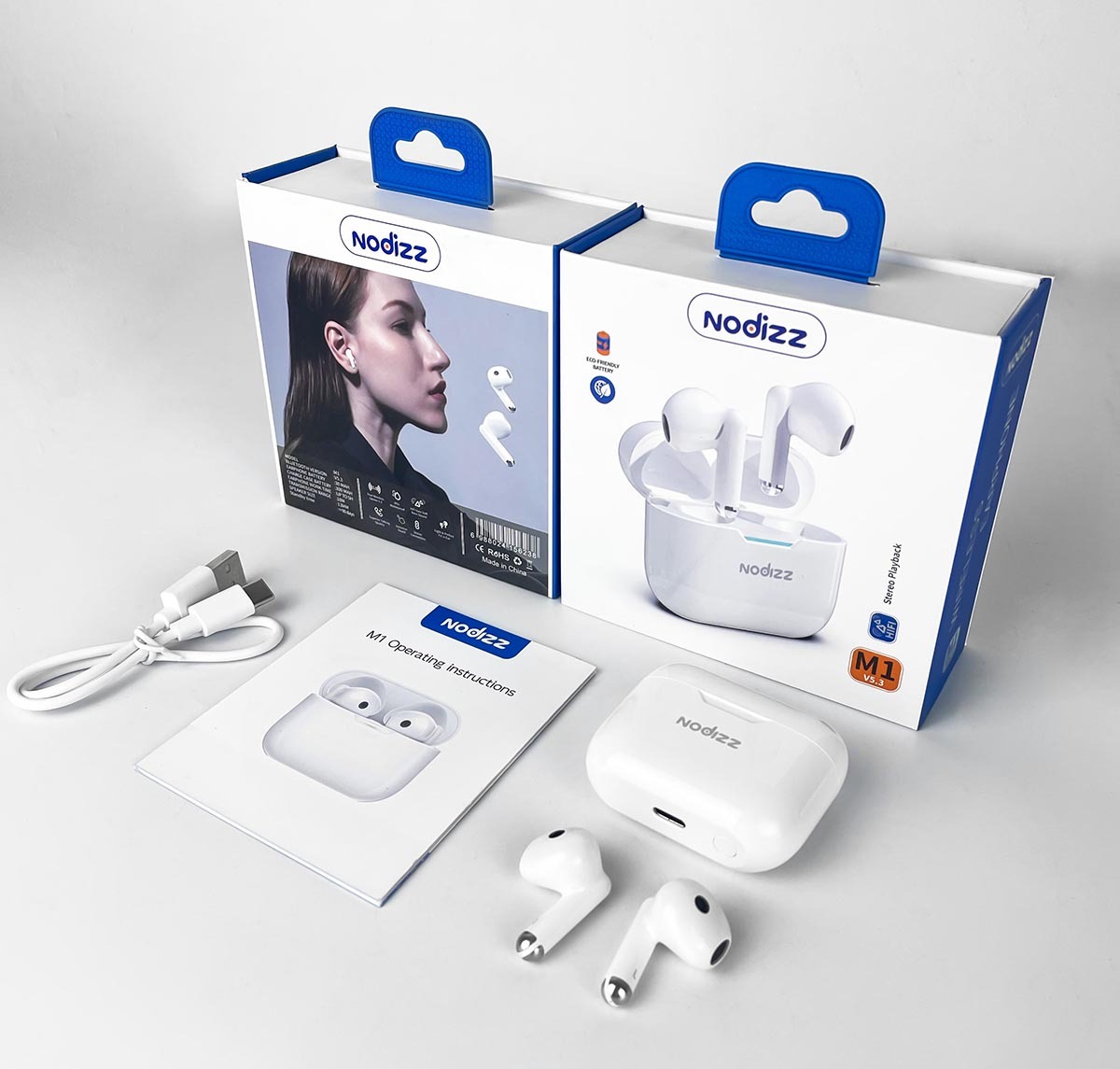 Nodizz Wireless Bluetooth earphones M1,nodizz