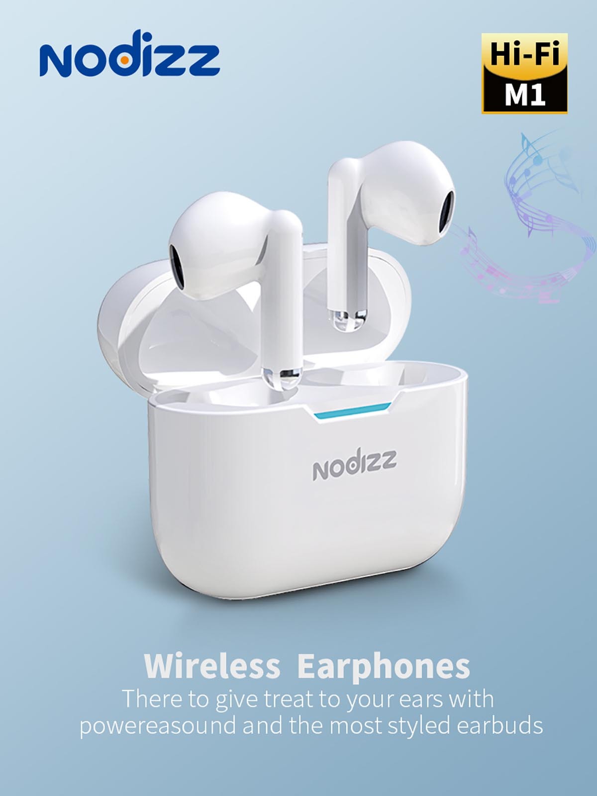 Nodizz Wireless Bluetooth earphones M1,nodizz