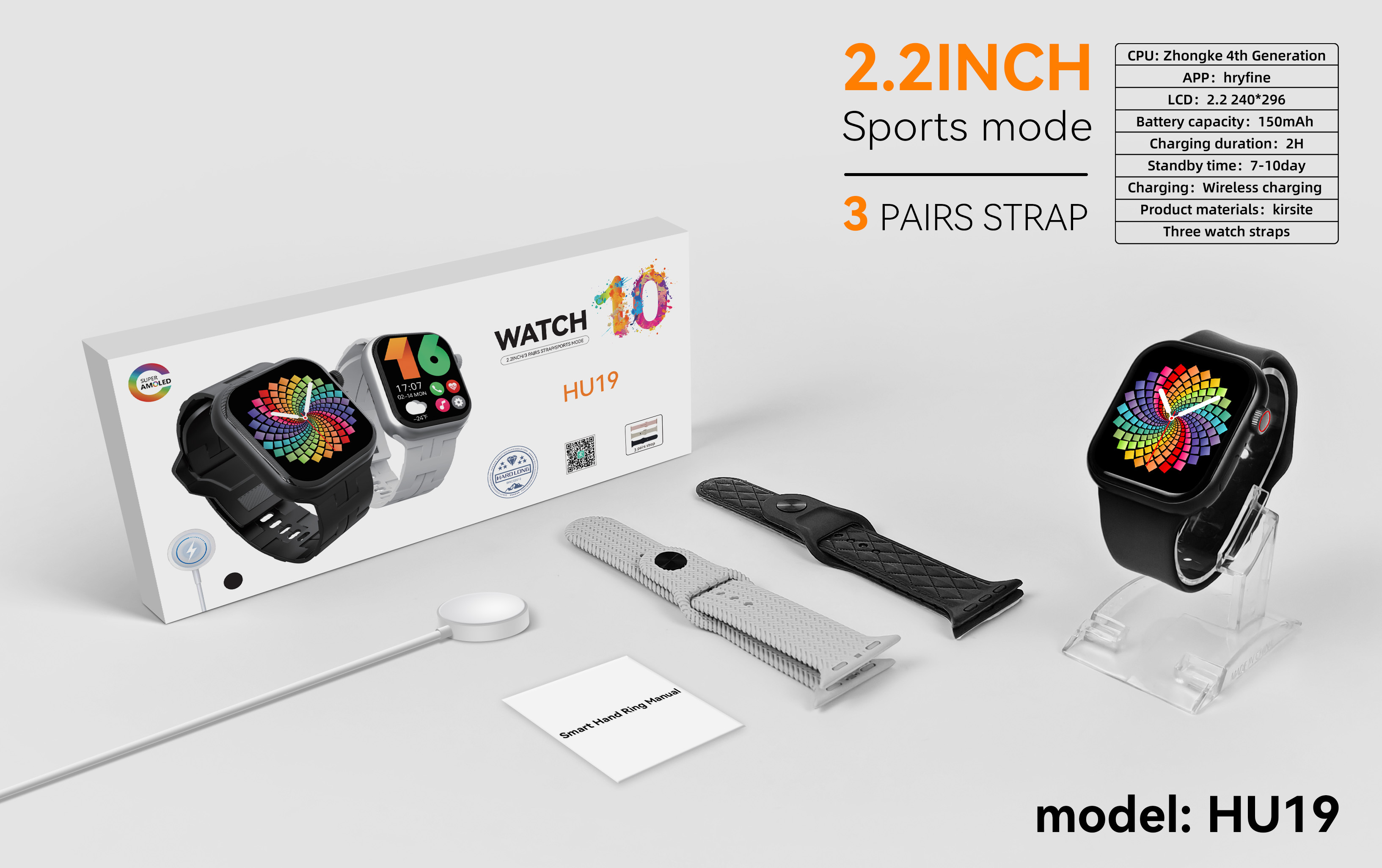 Smart Watch HU19,nodizz