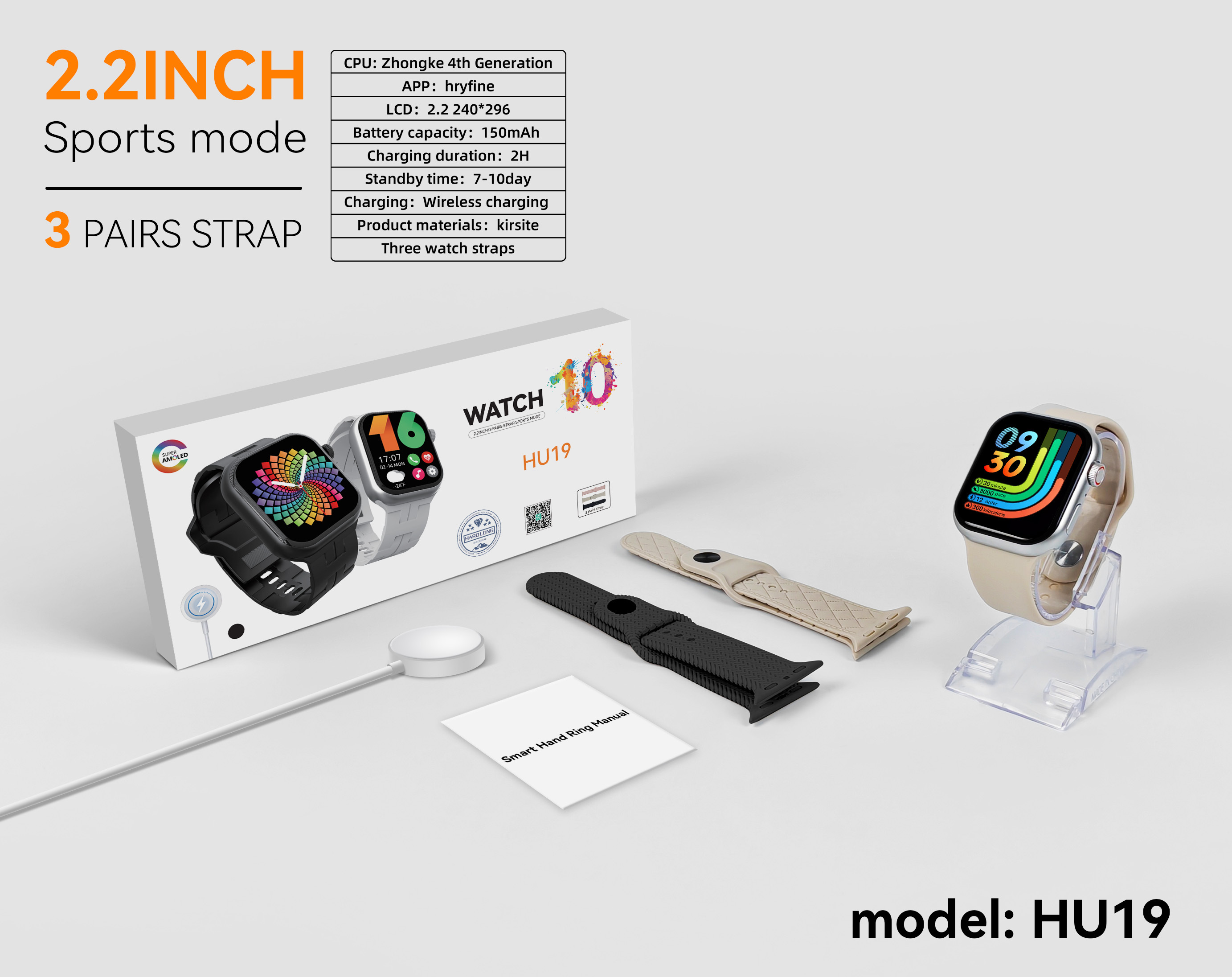 Smart Watch HU19,nodizz