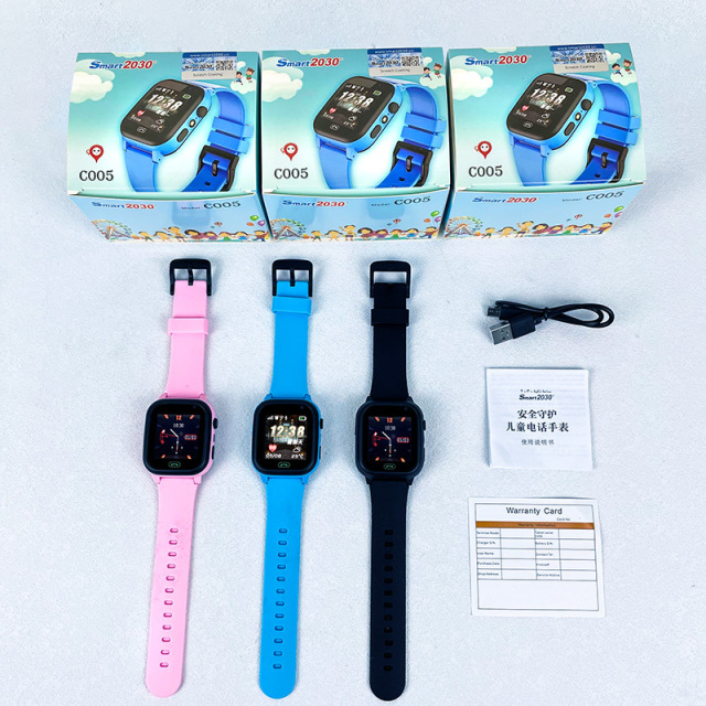 2G card insertion kid's watch C005,Huilong Group