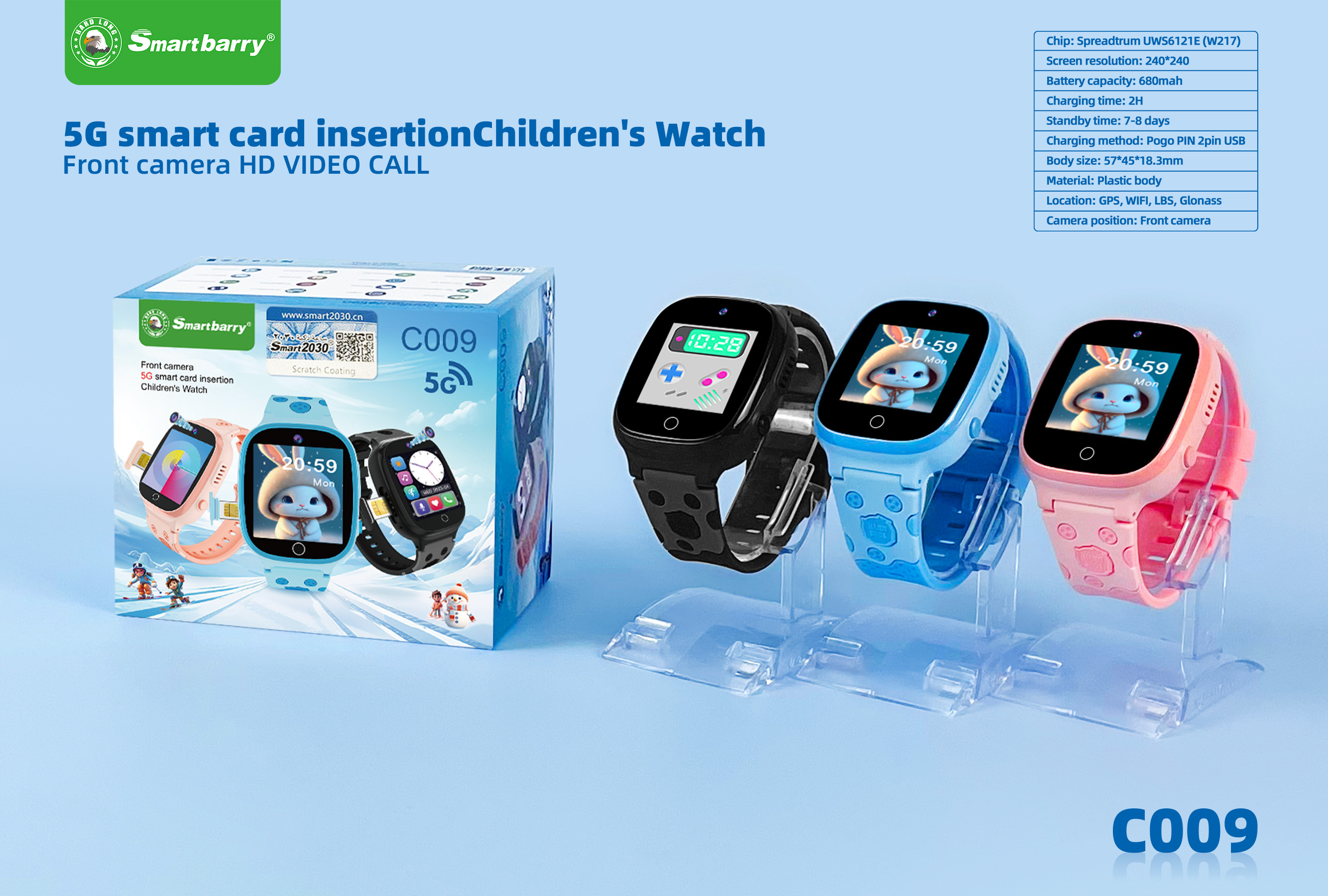 4G card insertion smartwatch C009,nodizz