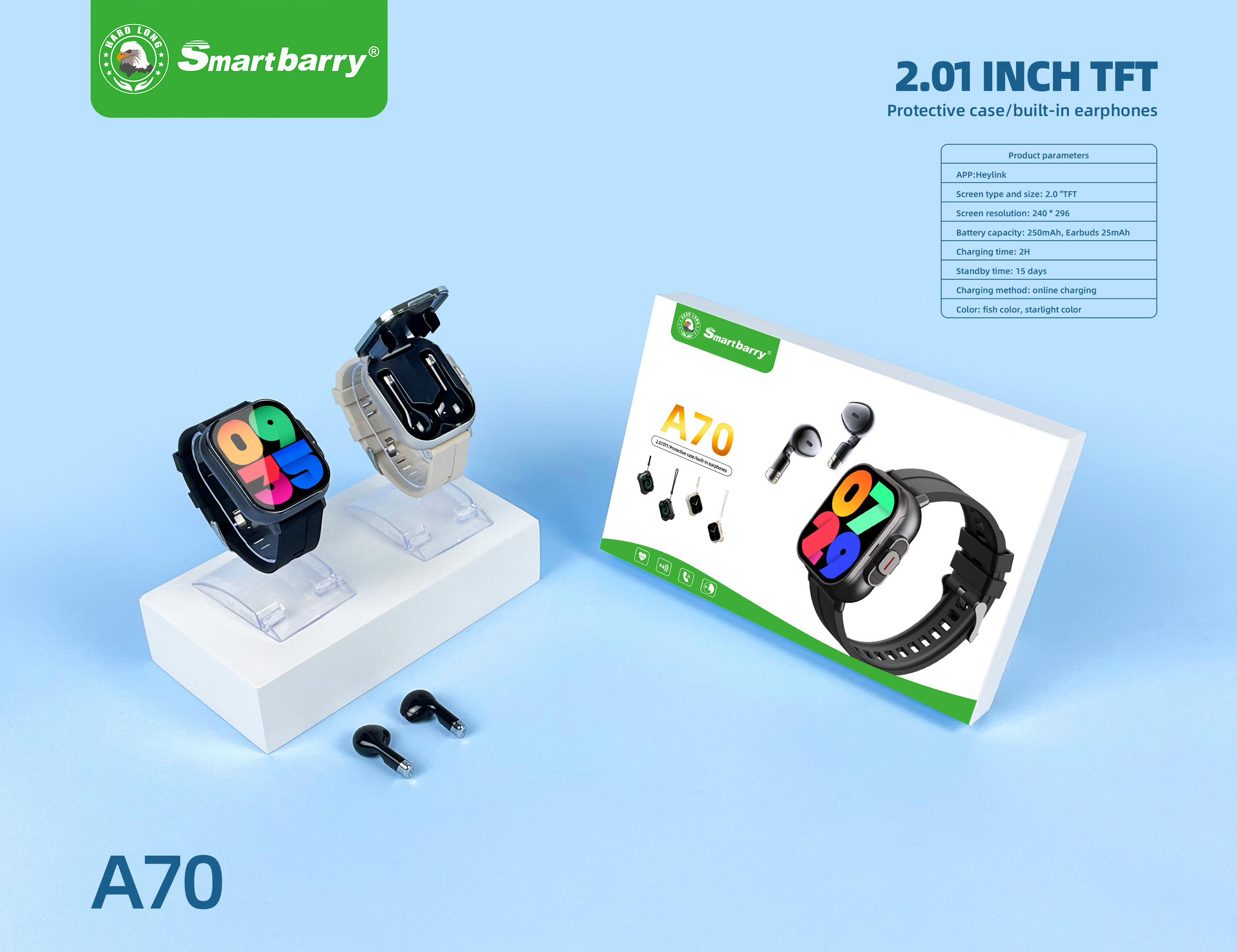 Watch Tws 2-in-1 A70,nodizz