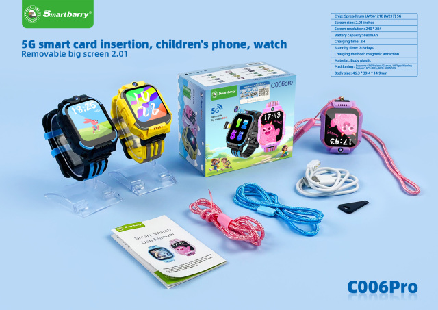 4G card insertion smartwatch C006 PRO,Huilong Group