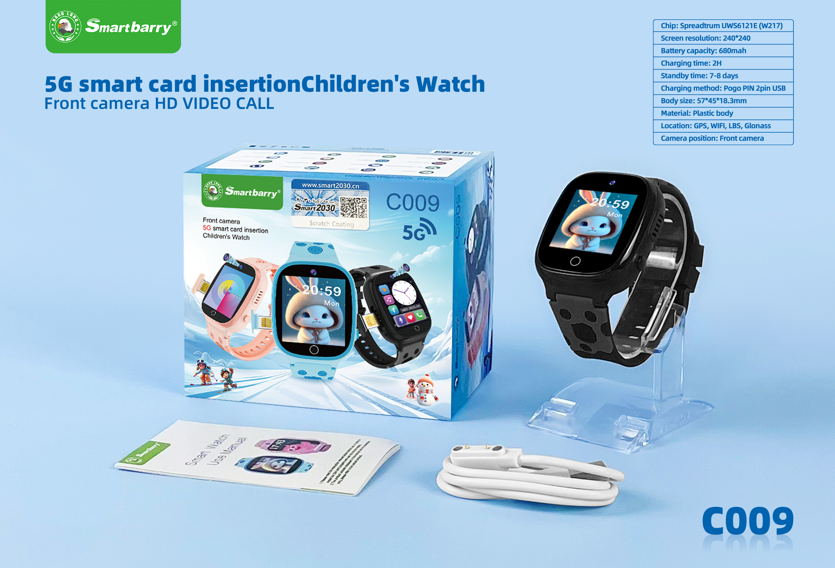 4G card insertion smartwatch C009,nodizz