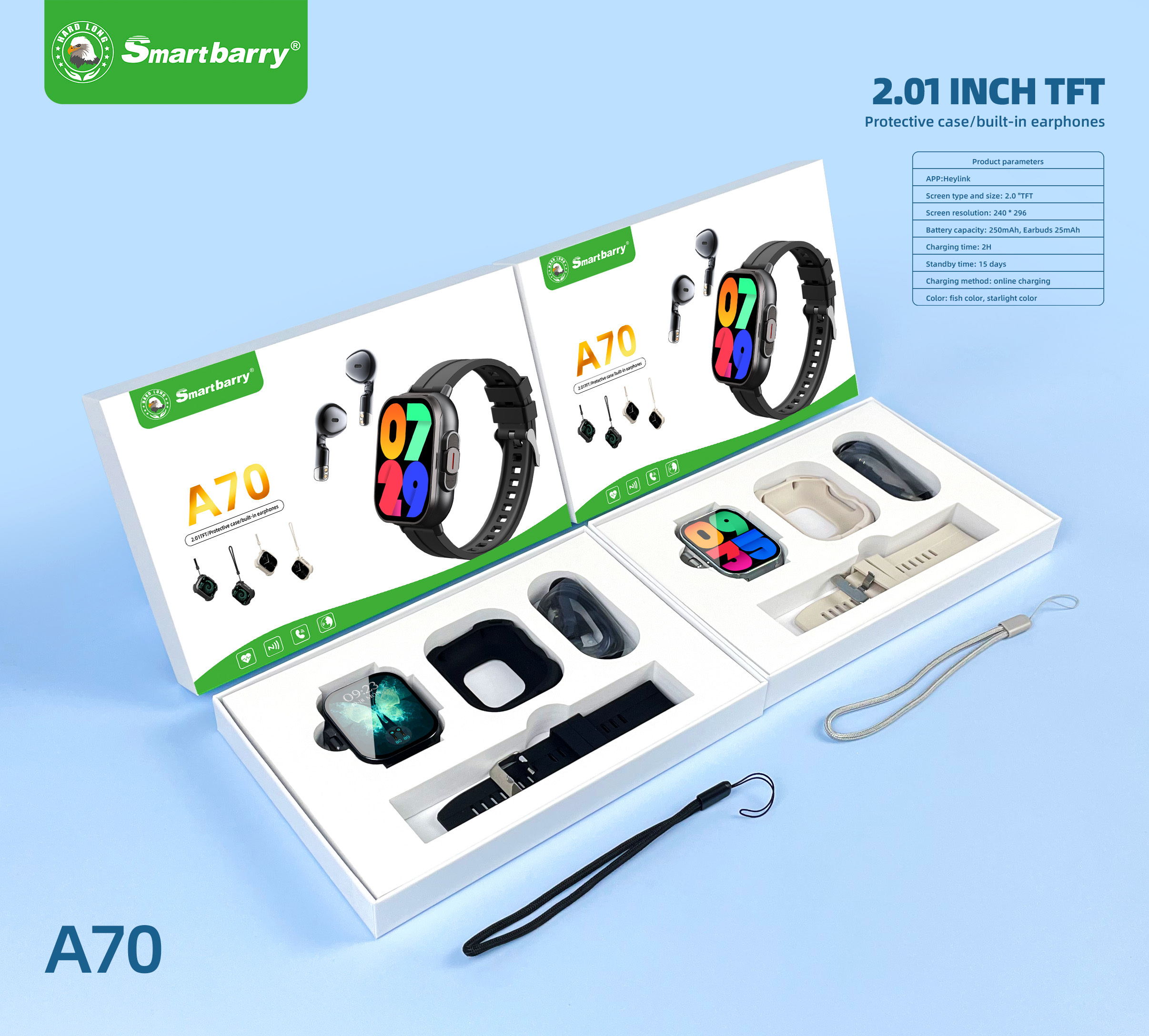 Watch Tws 2-in-1 A70,nodizz