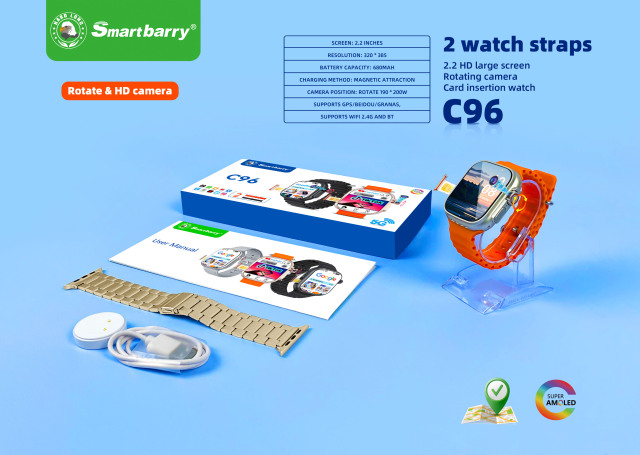 4G card insertion smartwatch C96,Huilong Group