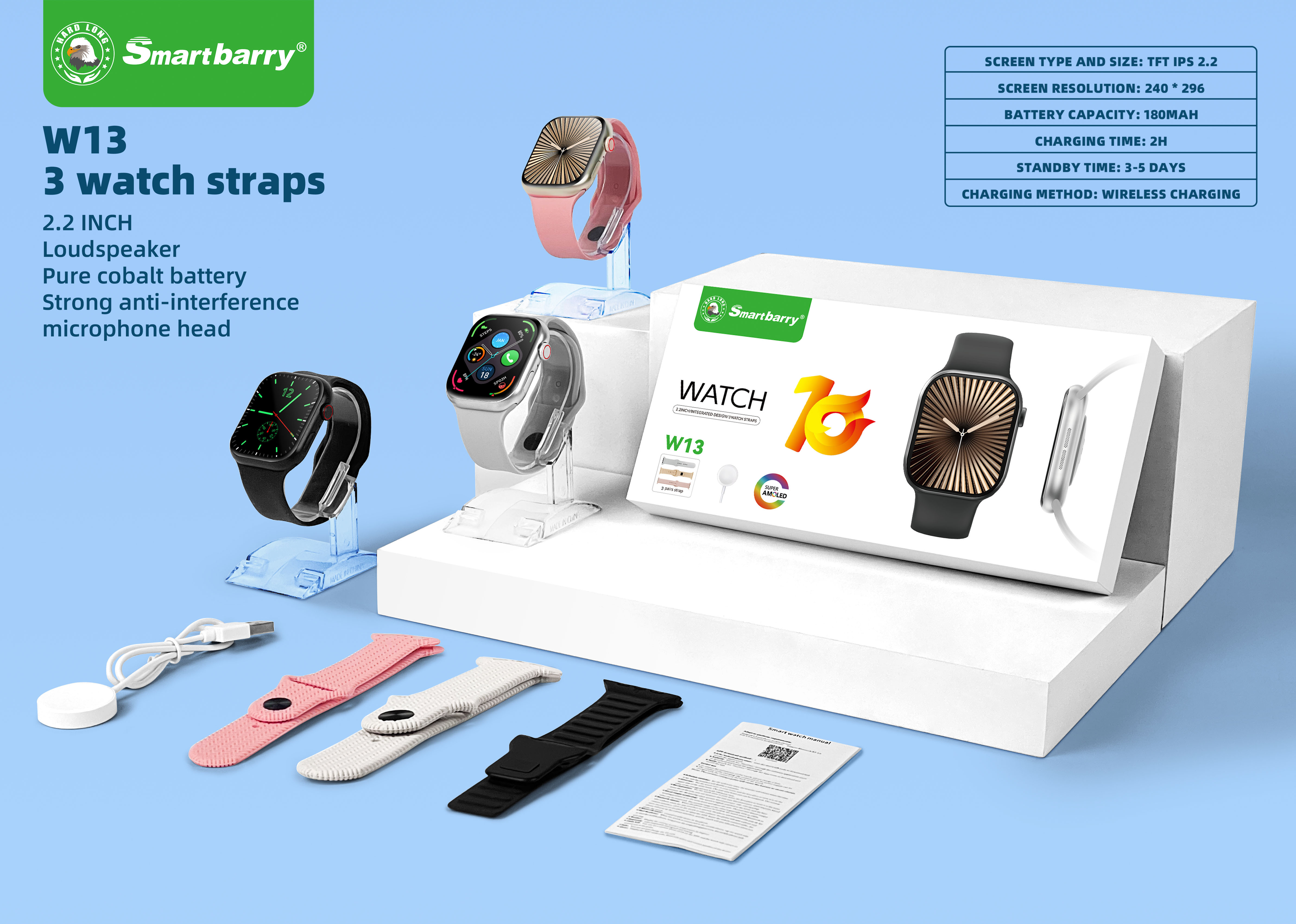 Smart Watch W13,nodizz