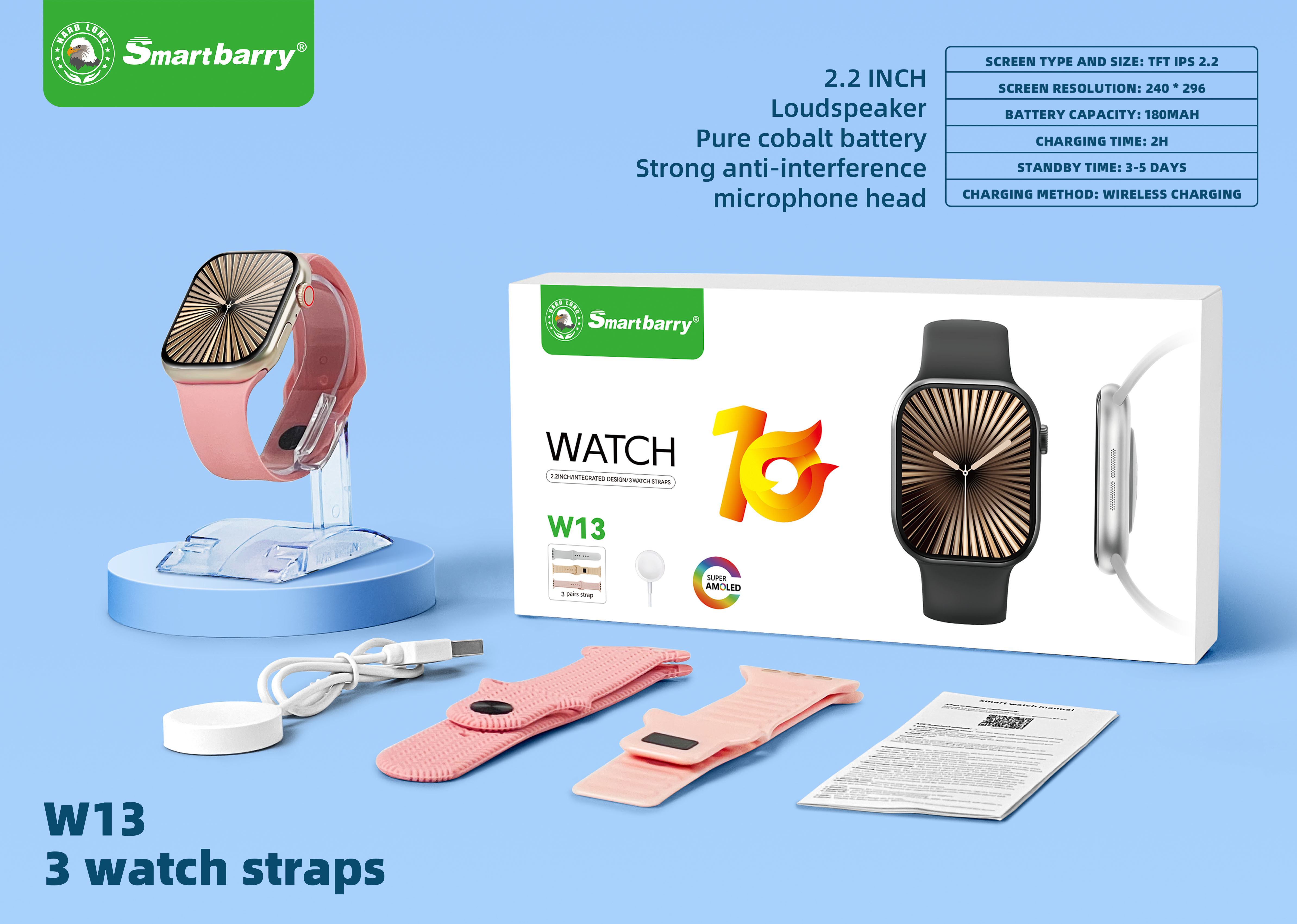 Smart Watch W13,nodizz