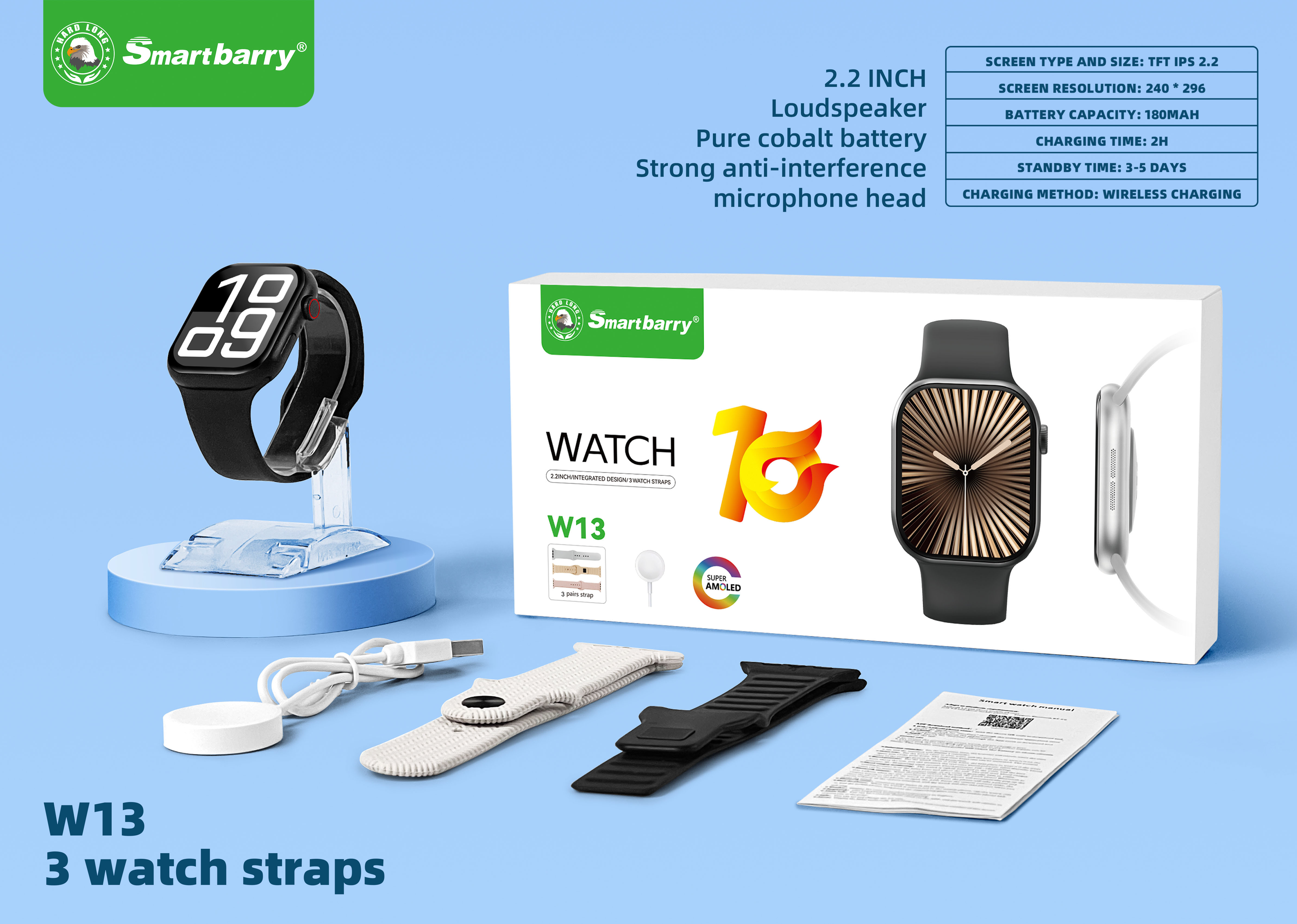 Smart Watch W13,nodizz